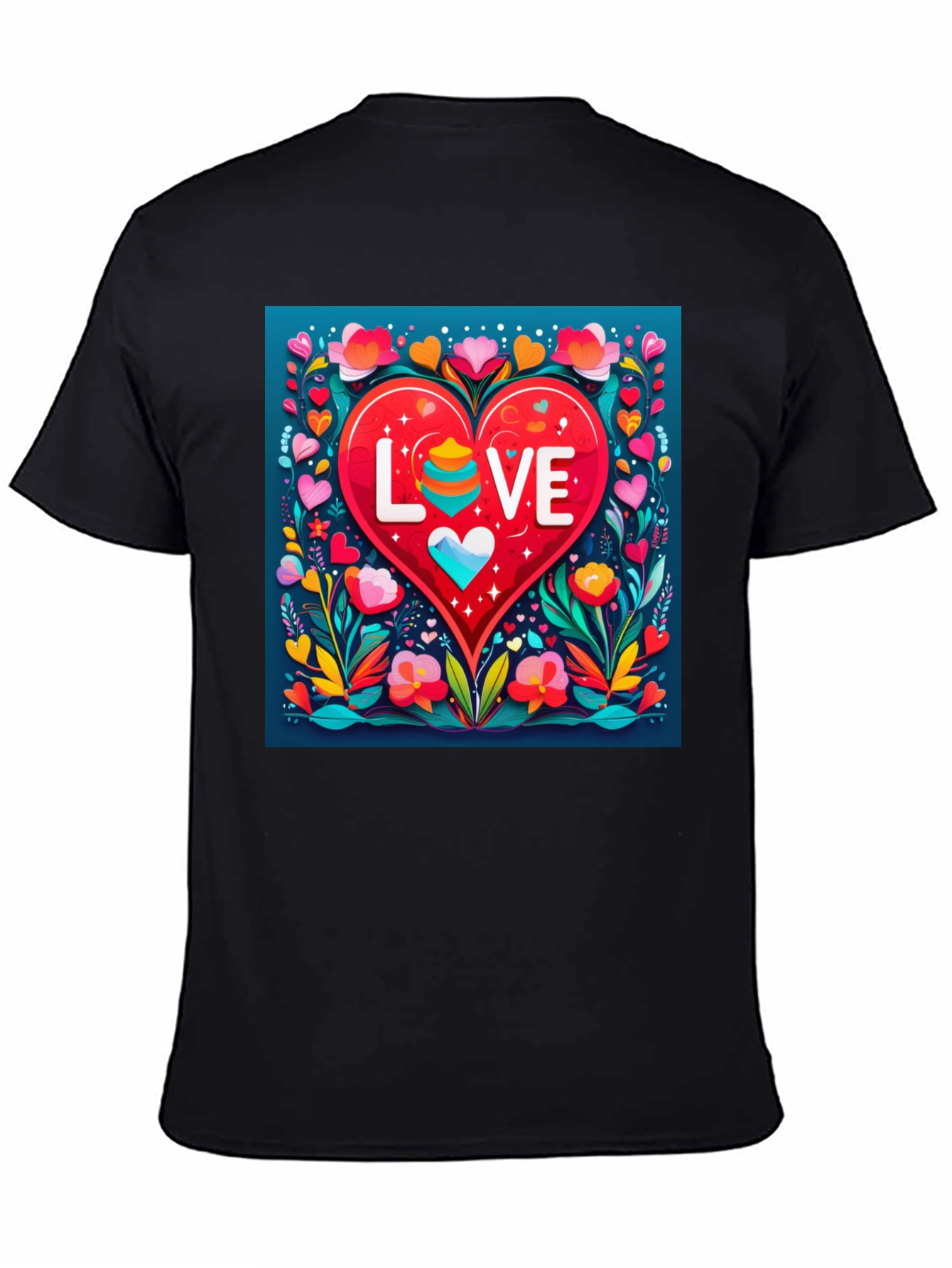 Love Heart Graphic Tee - Stylish Unisex Design