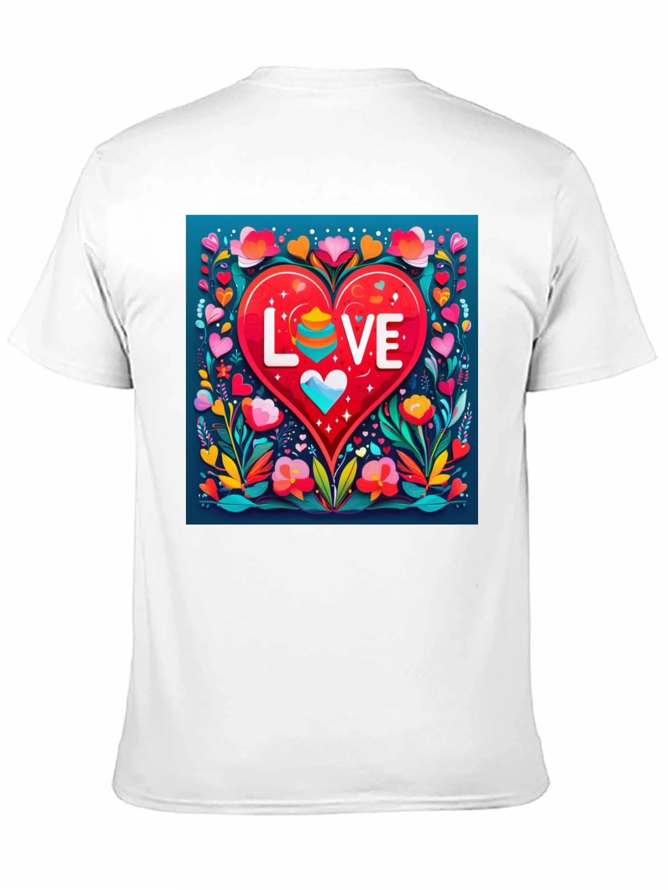 Love Heart Graphic Tee - Stylish Unisex Design