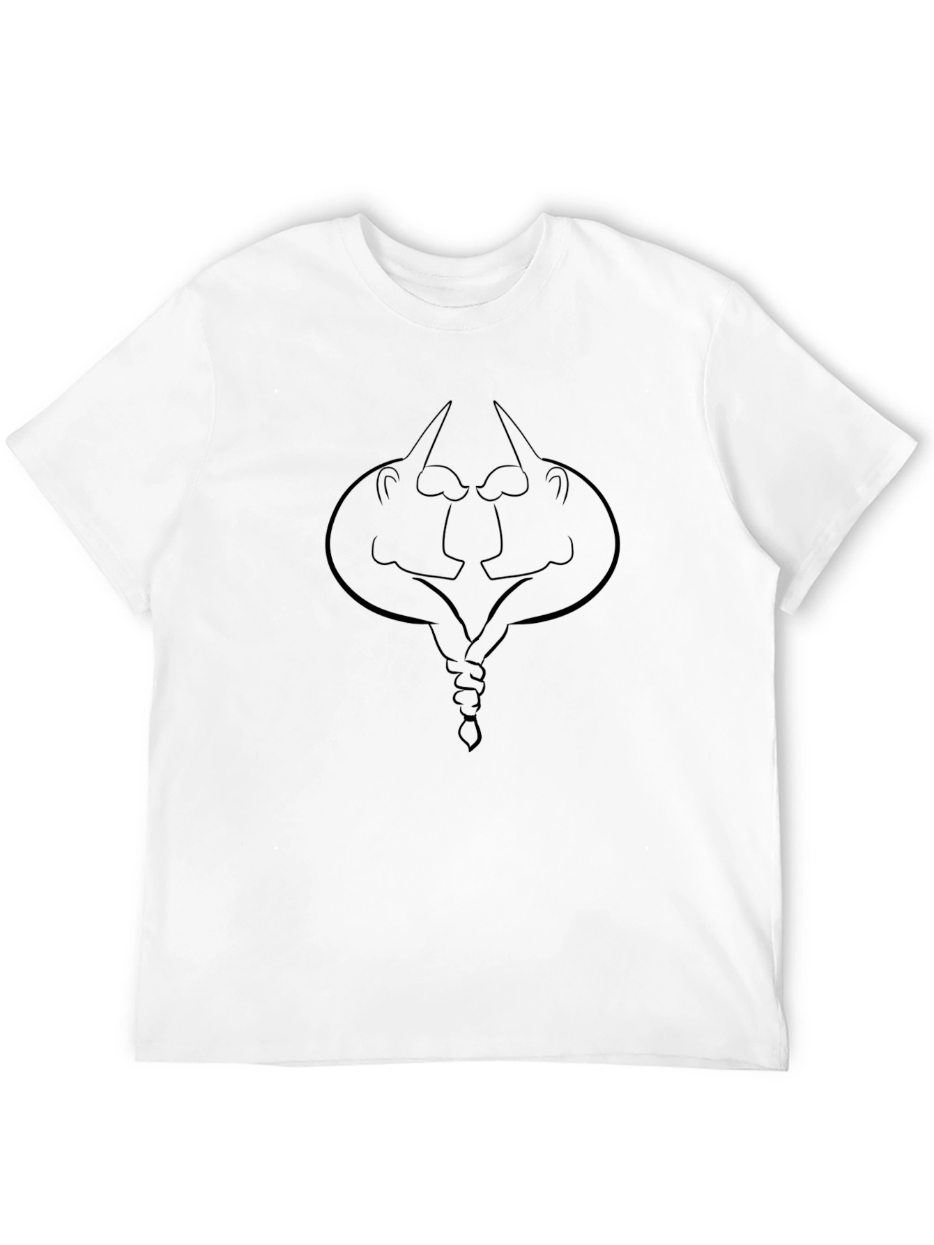 Abstract Line Art T-Shirt