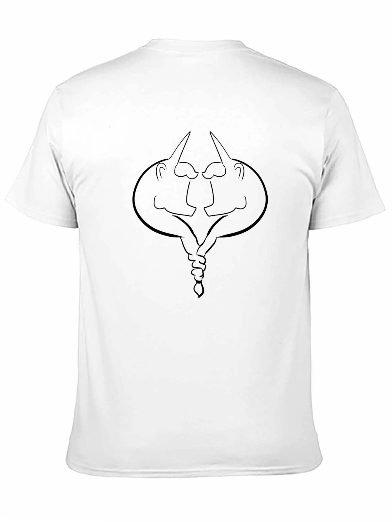 Abstract Line Art T-Shirt