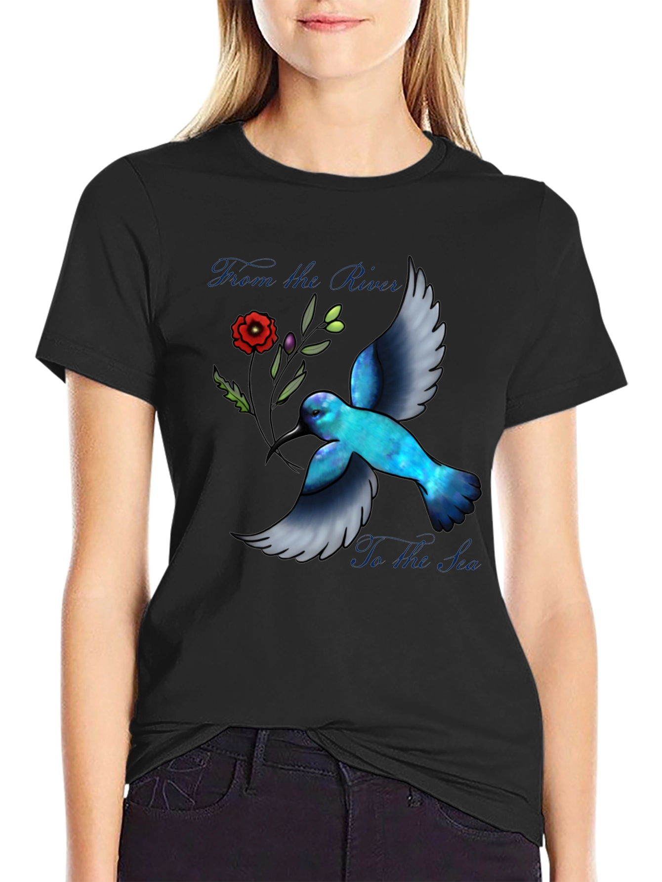 Hummingbird River to Sea Graphic T-Shirt