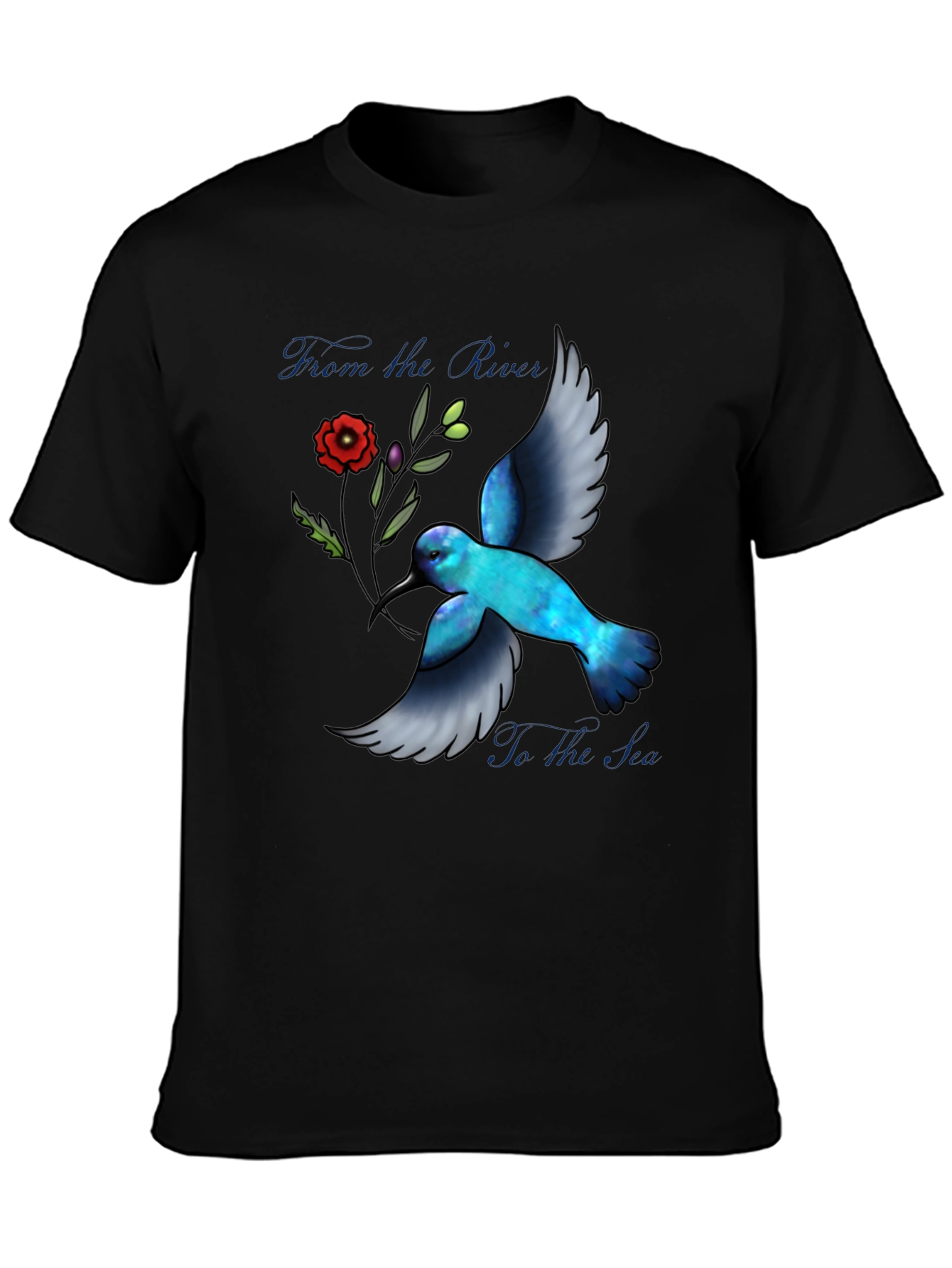 Hummingbird River to Sea Graphic T-Shirt