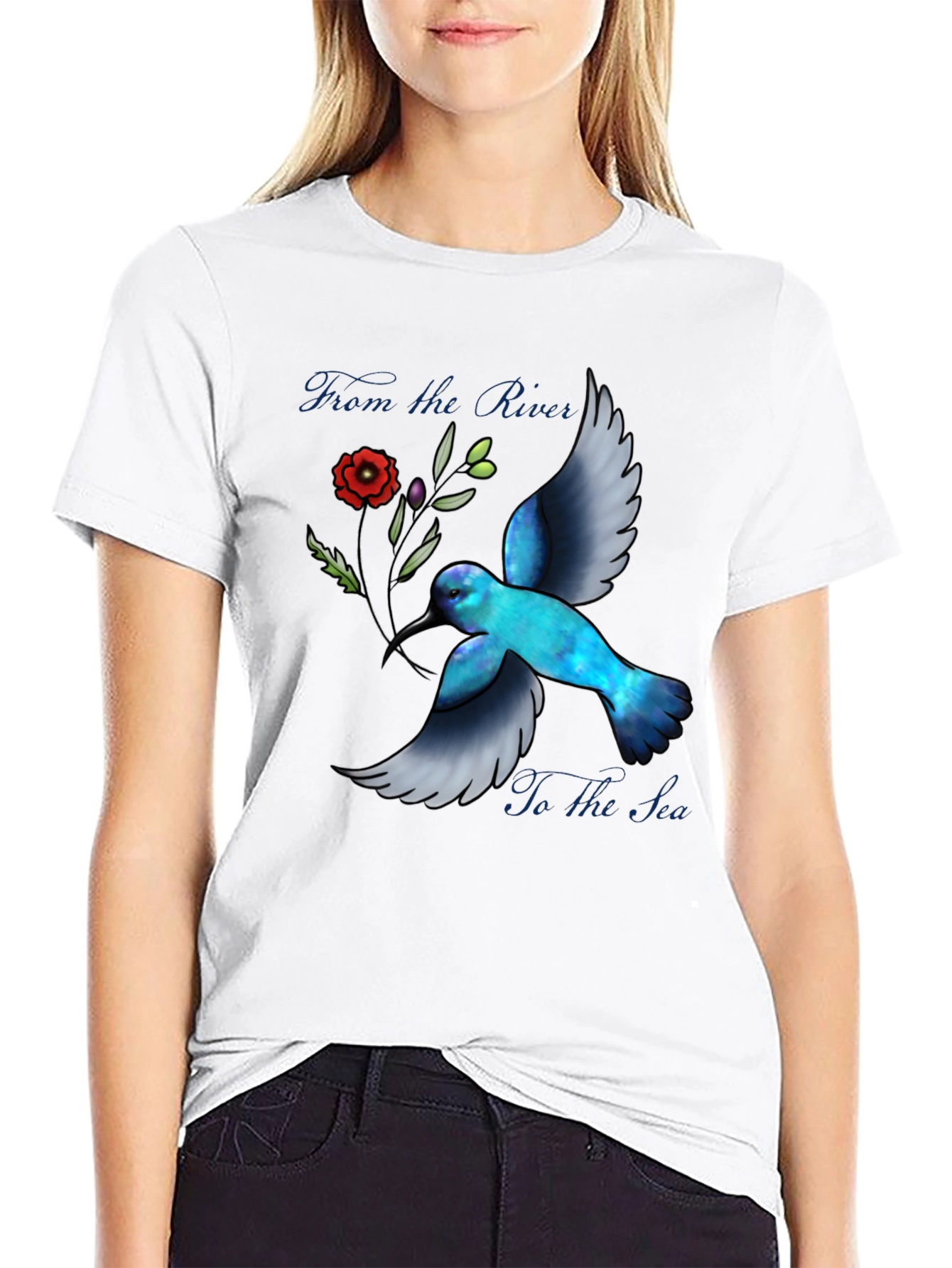 Hummingbird River to Sea Graphic T-Shirt