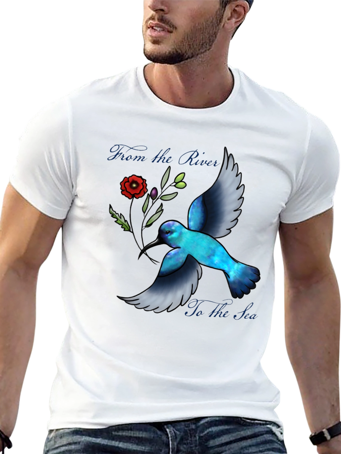 Hummingbird River to Sea Graphic T-Shirt