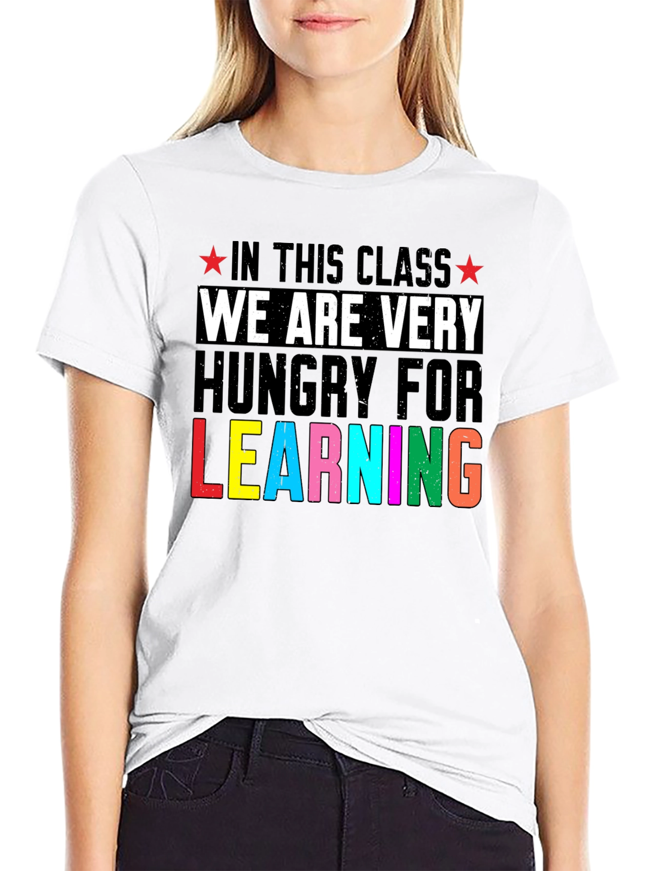 Hungry For Learning Teacher T-Shirt
