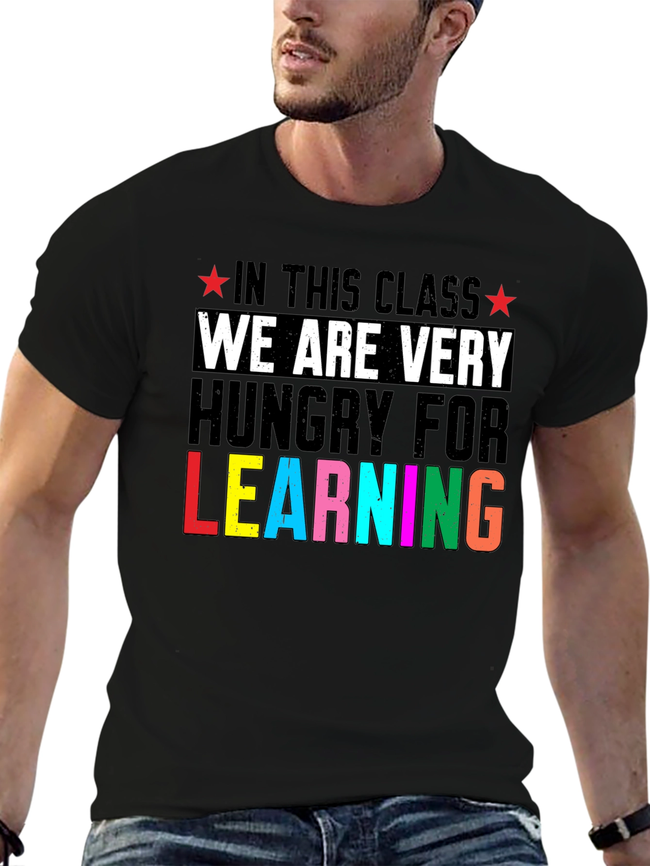 Hungry For Learning Teacher T-Shirt