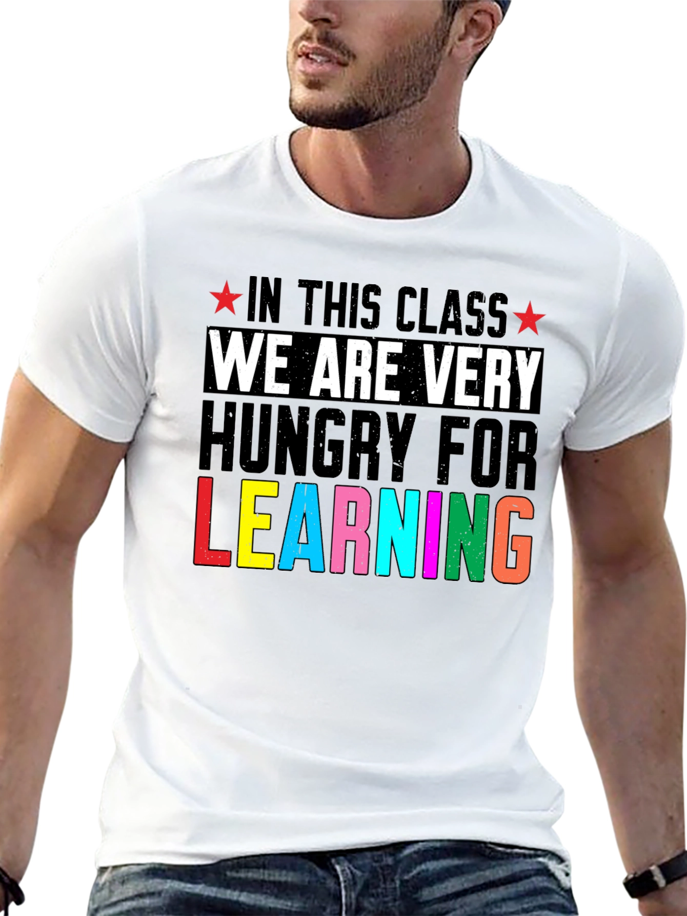 Hungry For Learning Teacher T-Shirt