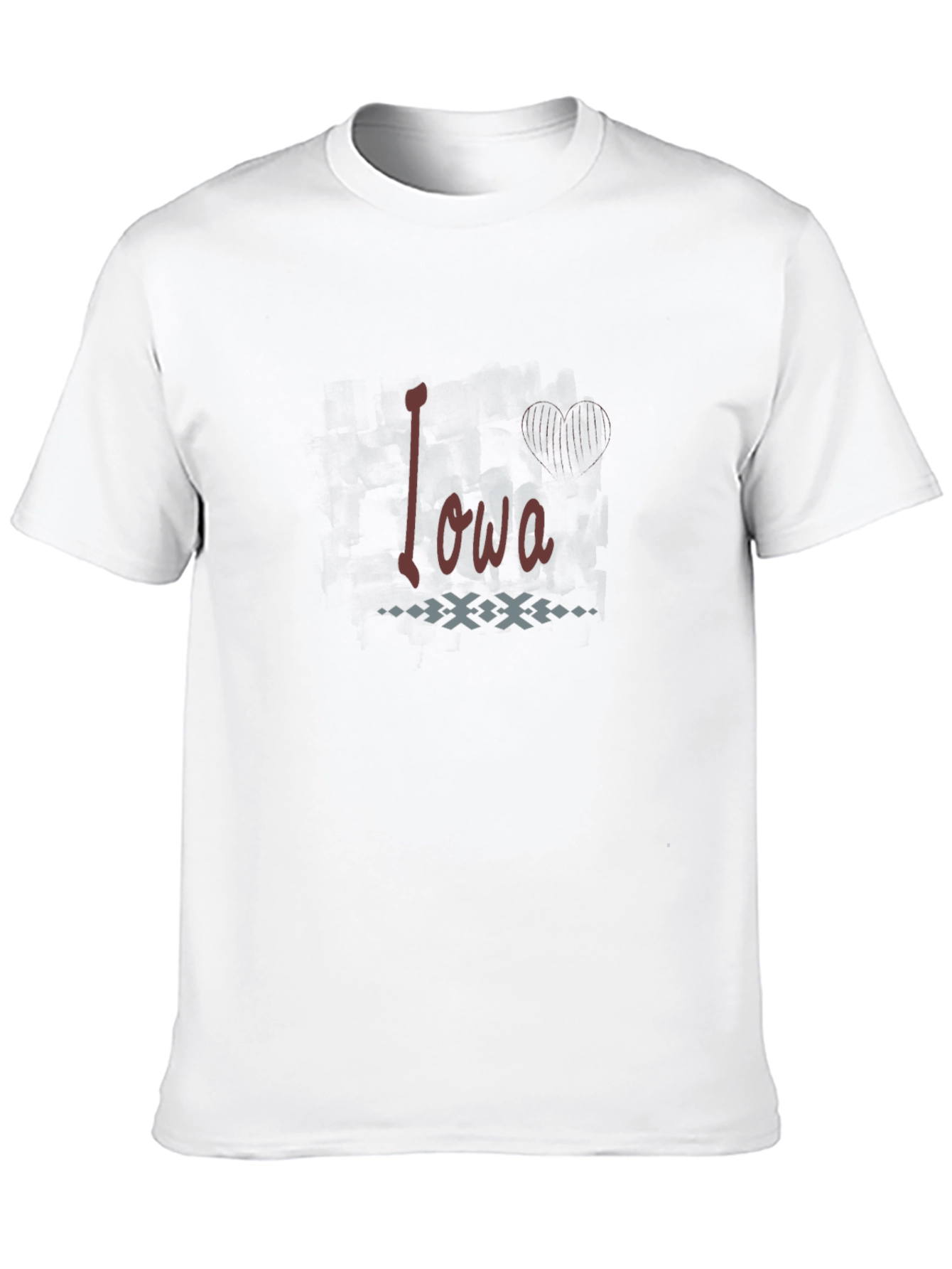 Iowa Graphic Print Black Tee