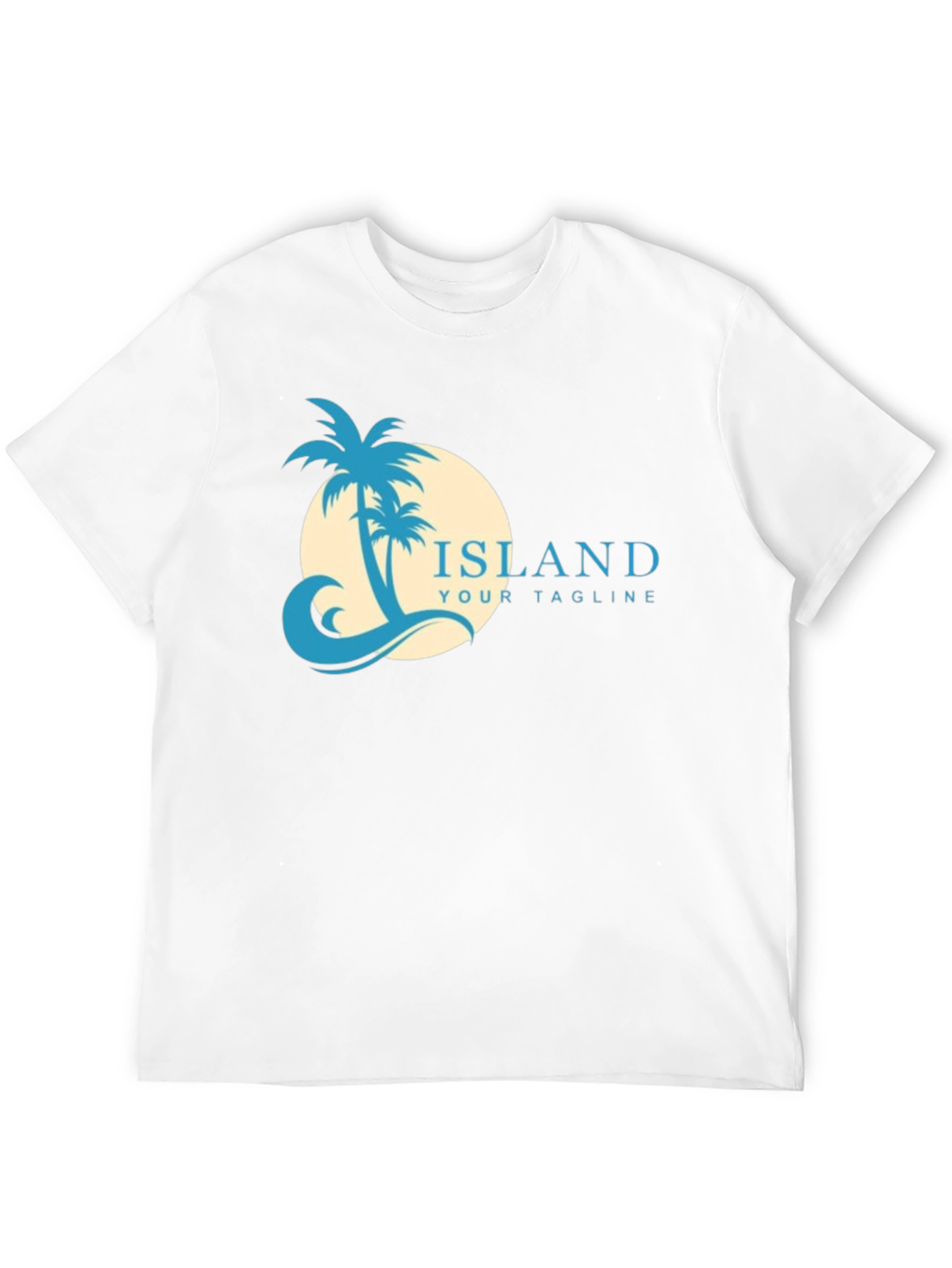 Island Graphic Black T-Shirt