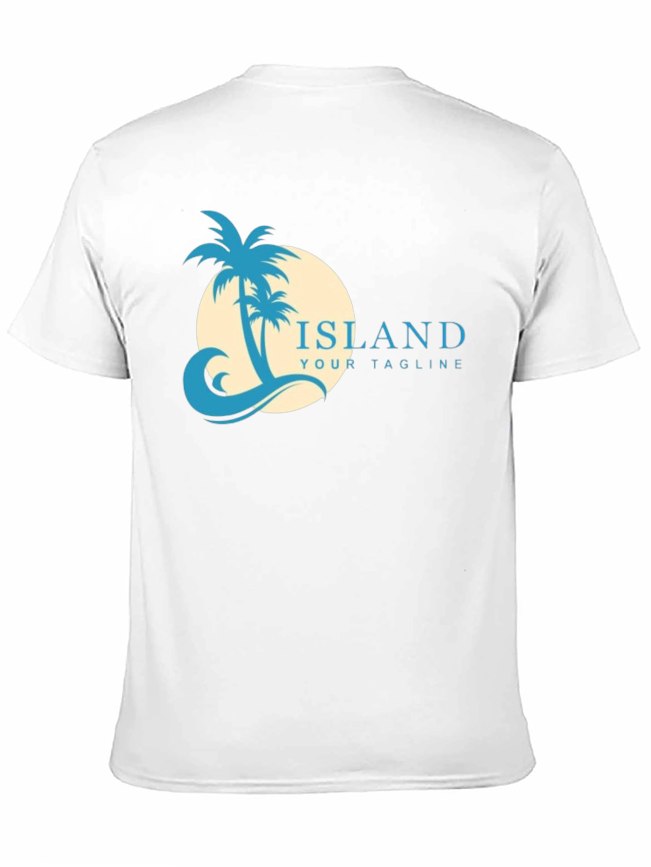 Island Graphic Black T-Shirt
