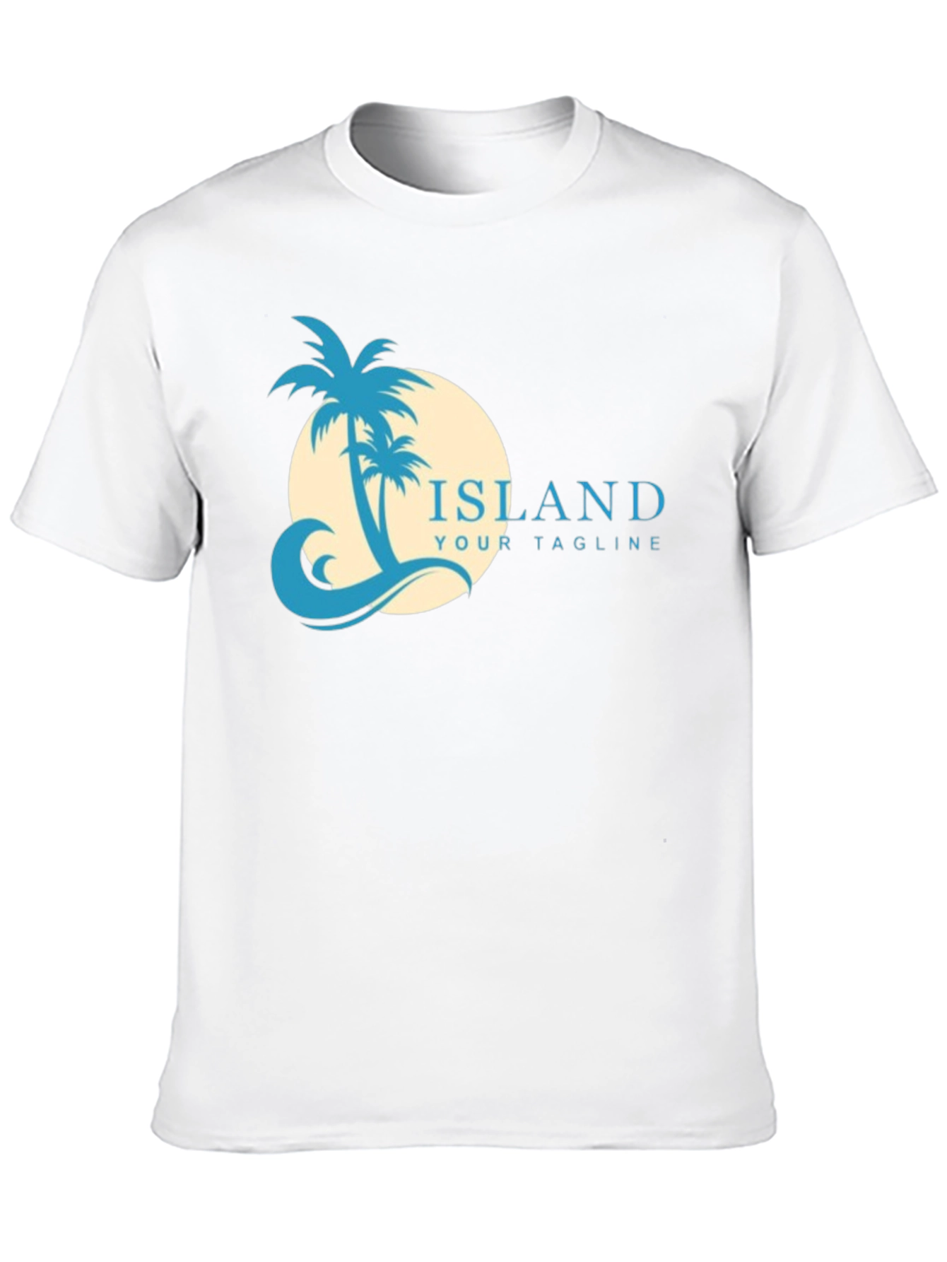 Island Graphic Black T-Shirt