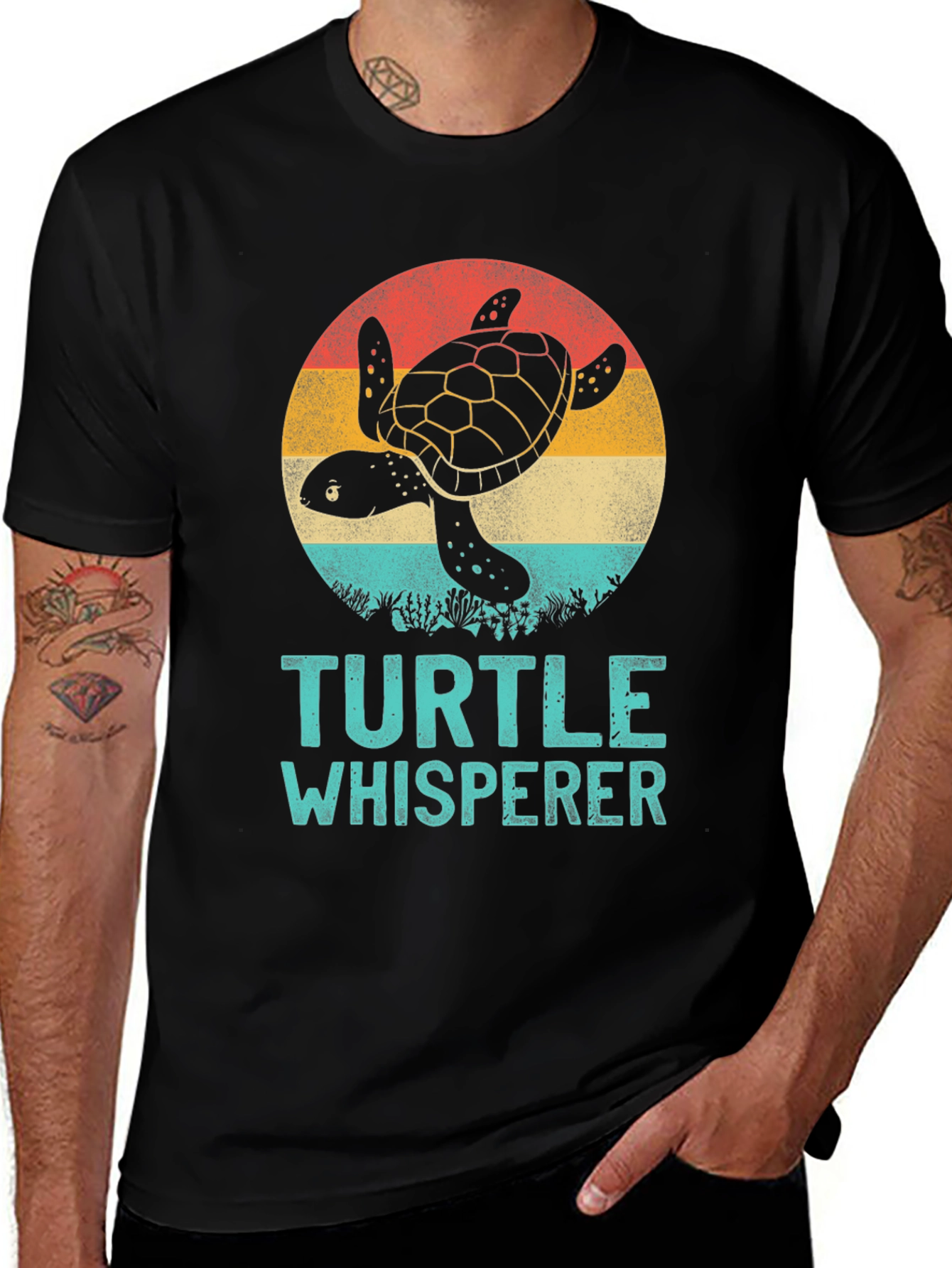 Turtle Whisperer Graphic Tee - Ocean Lover T-Shirt