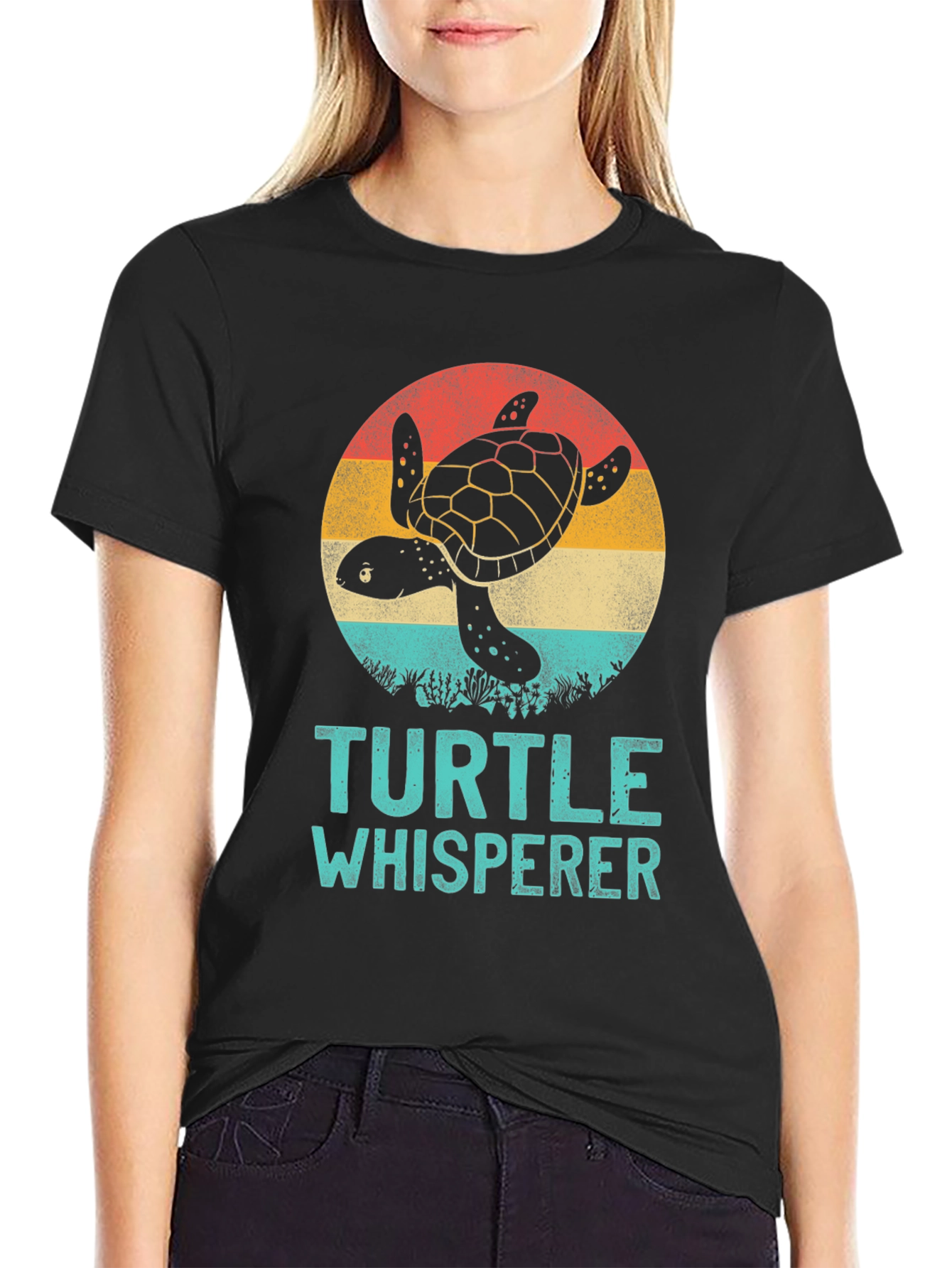 Turtle Whisperer Graphic Tee - Ocean Lover T-Shirt