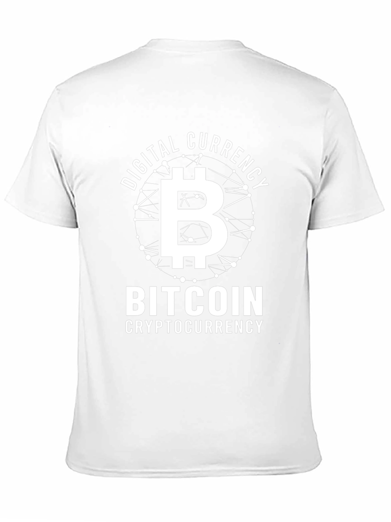 Bitcoin Digital Currency Cryptocurrency Black T-Shirt