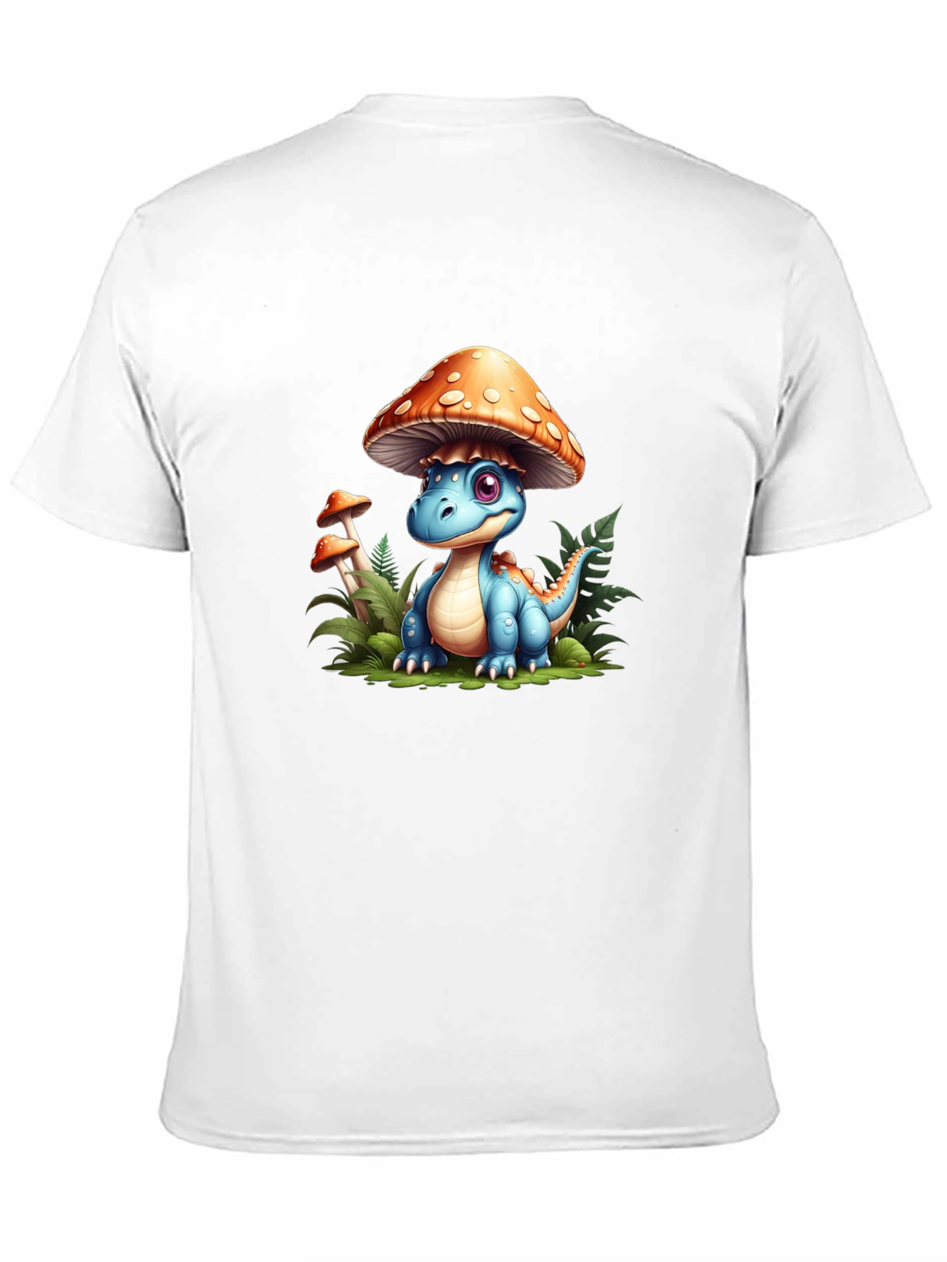 Cute Dino Mushroom Tee - Unique Graphic T-Shirt