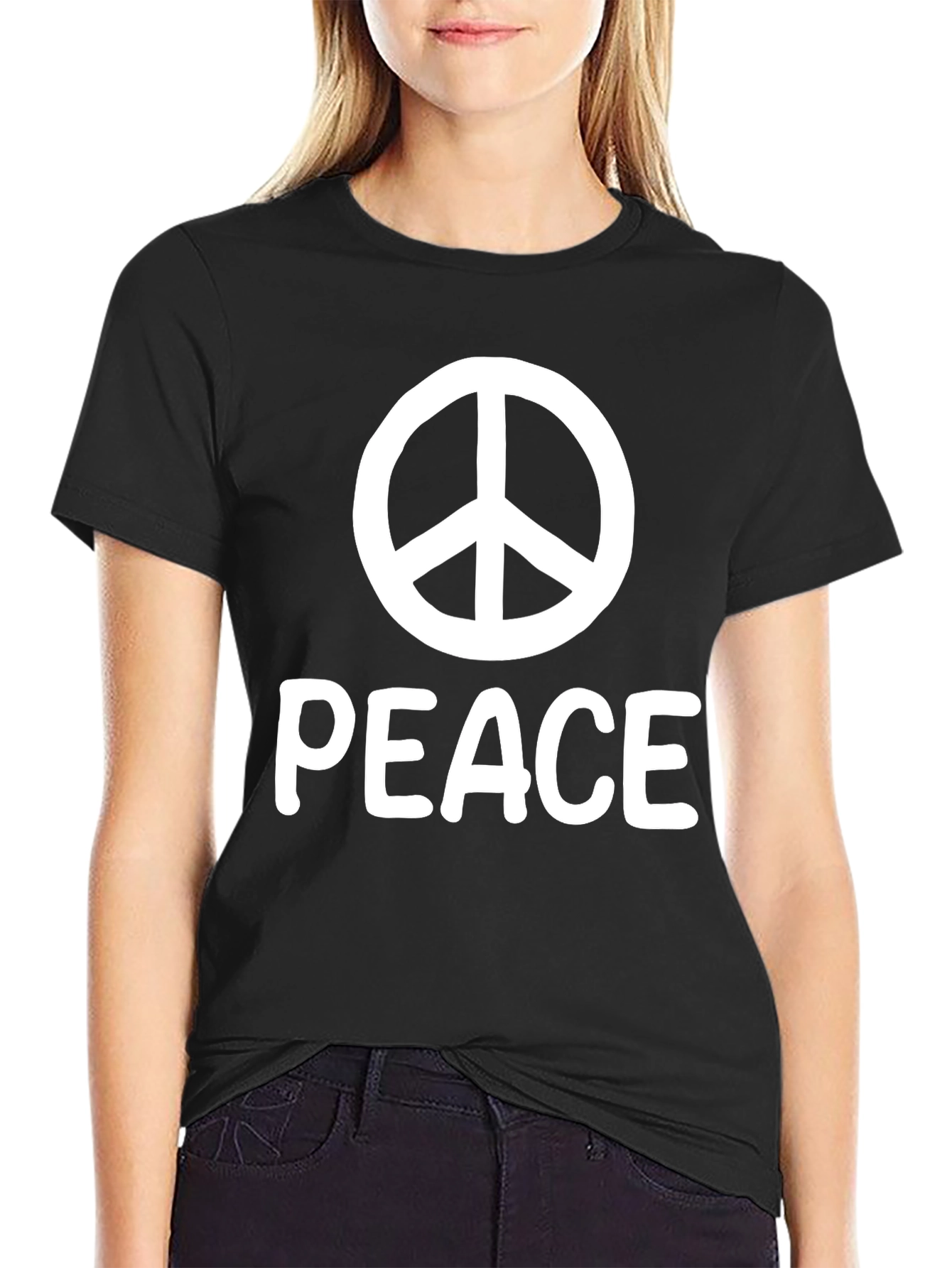 Peace Sign Graphic T-Shirt