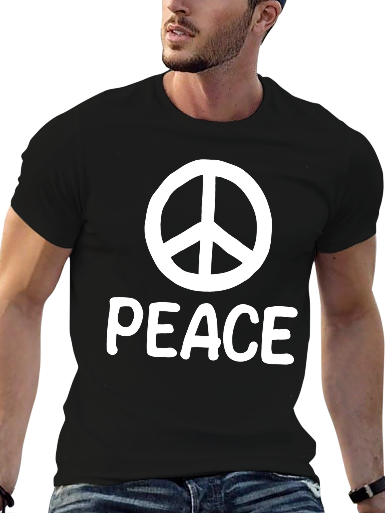 Peace Sign Graphic T-Shirt