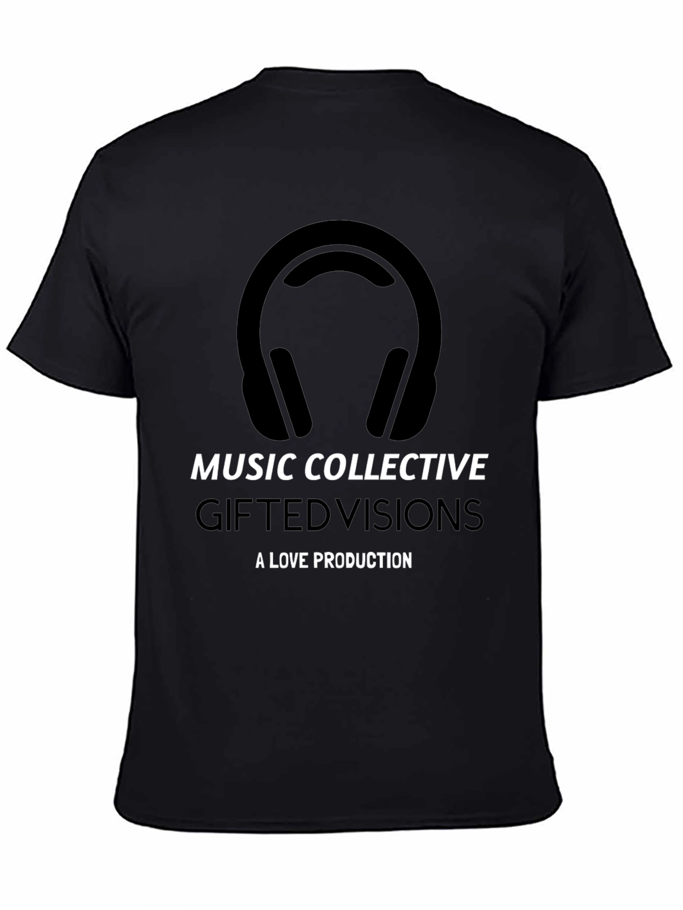 Music Collective Graphic Black Tee