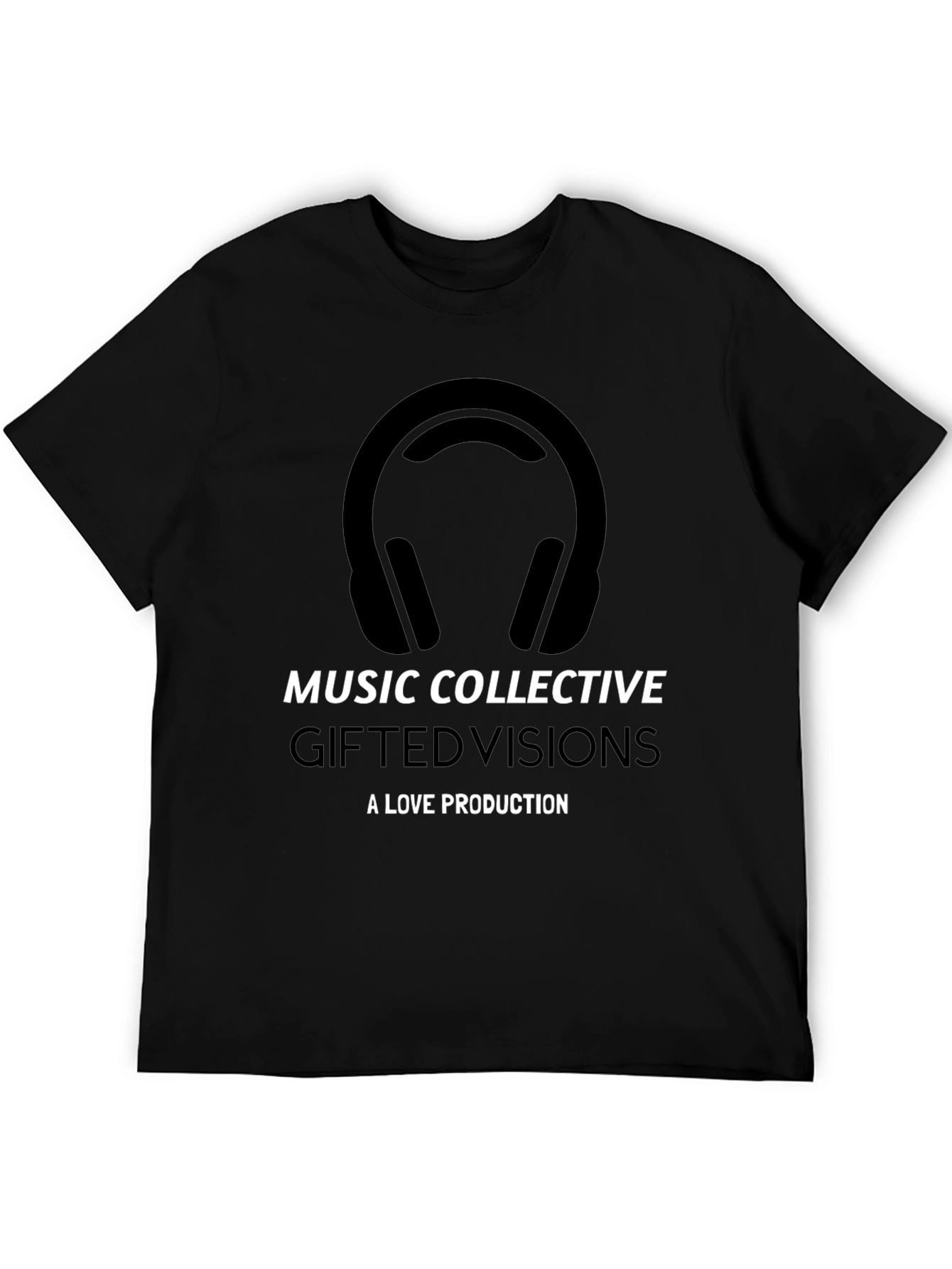 Music Collective Graphic Black Tee