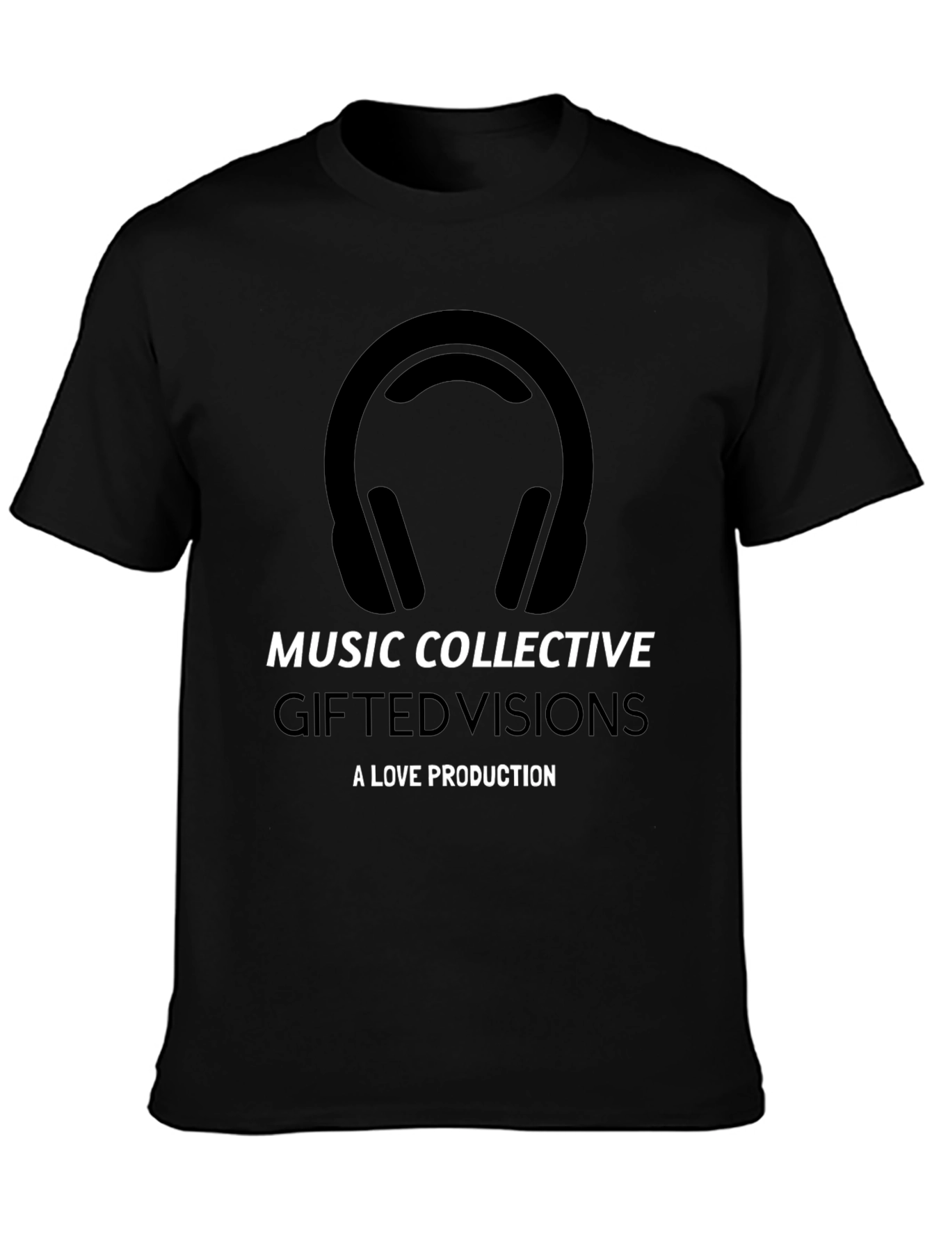 Music Collective Graphic Black Tee