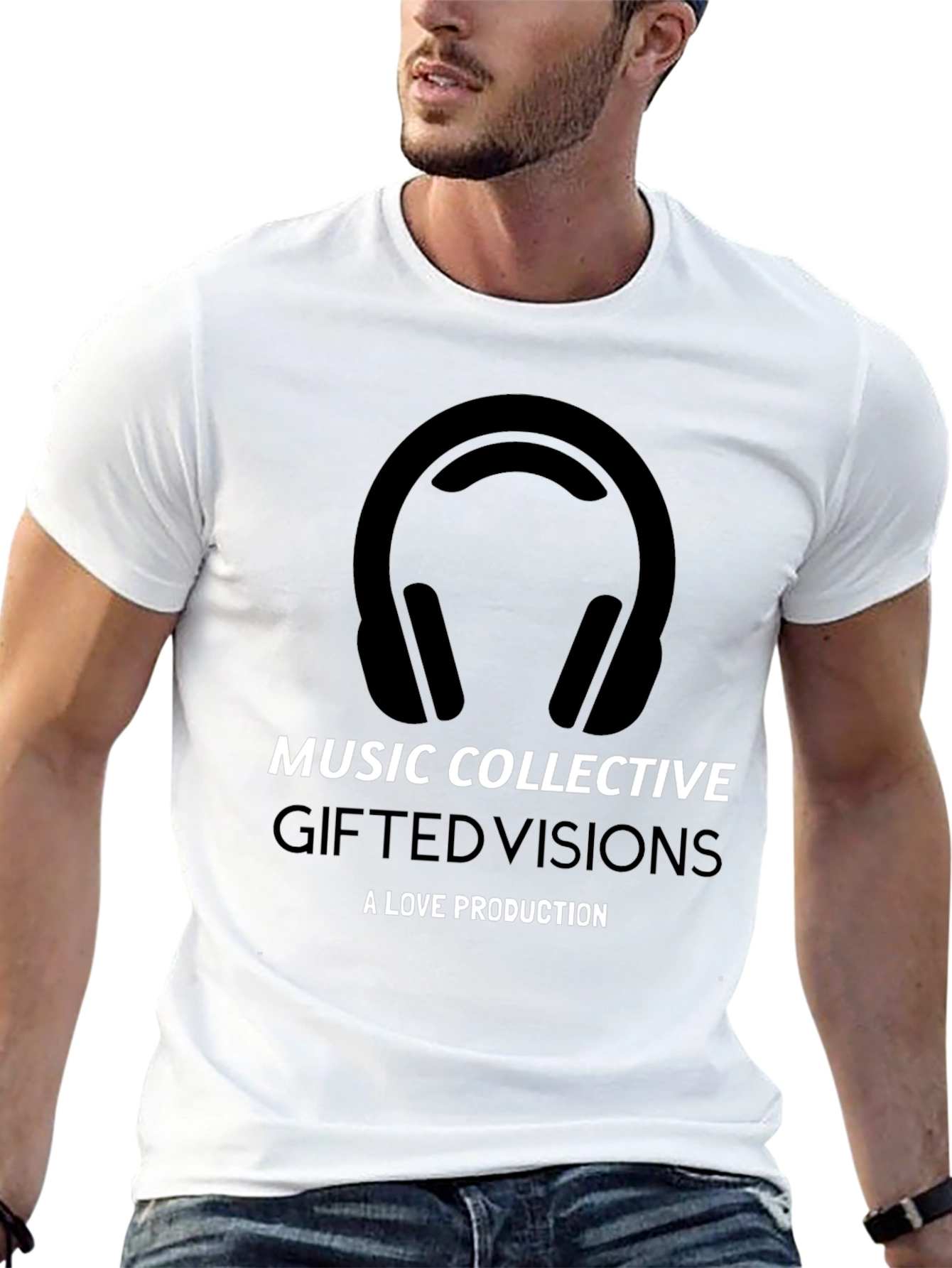 Music Collective Graphic Black Tee