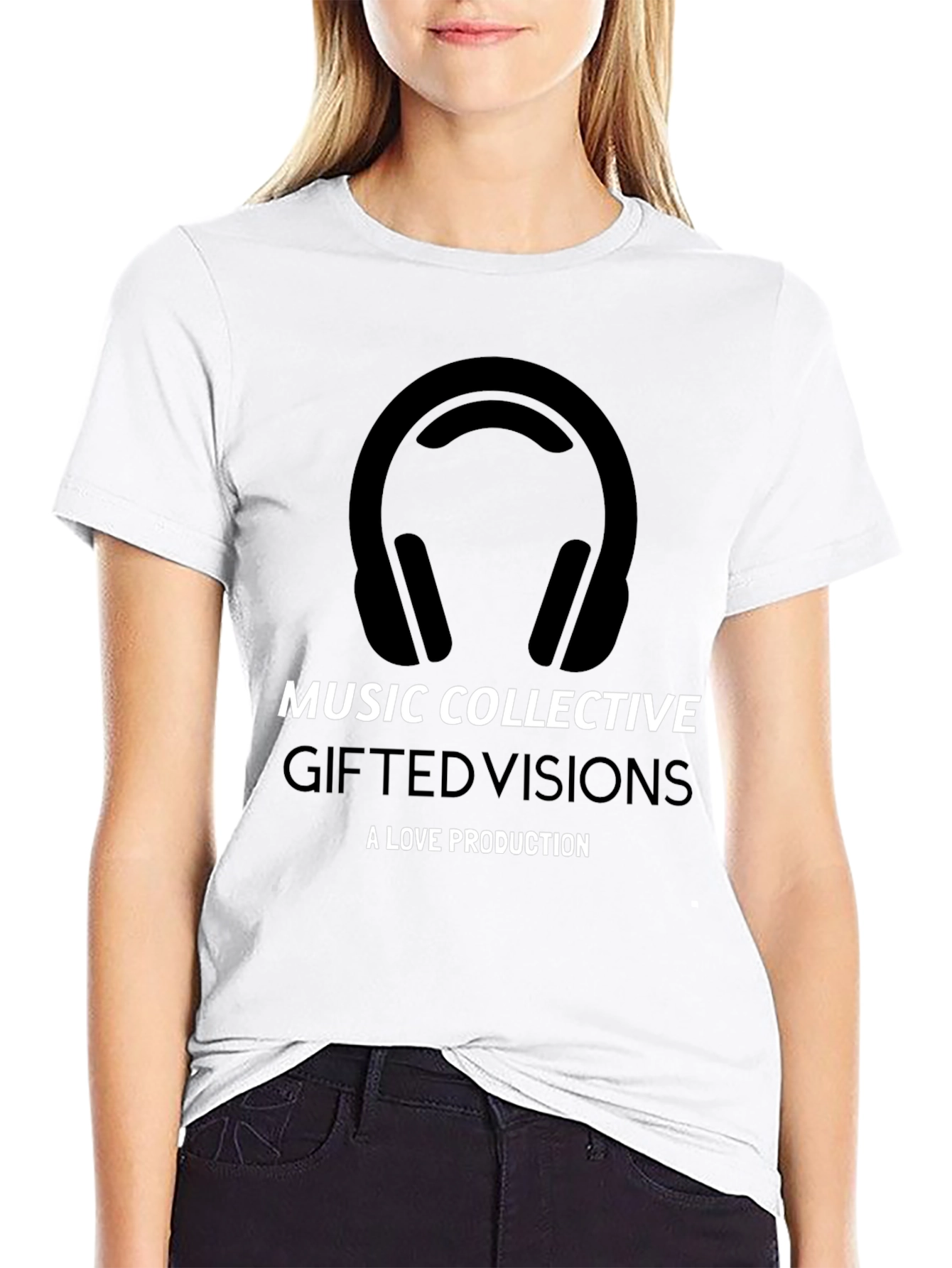 Music Collective Graphic Black Tee