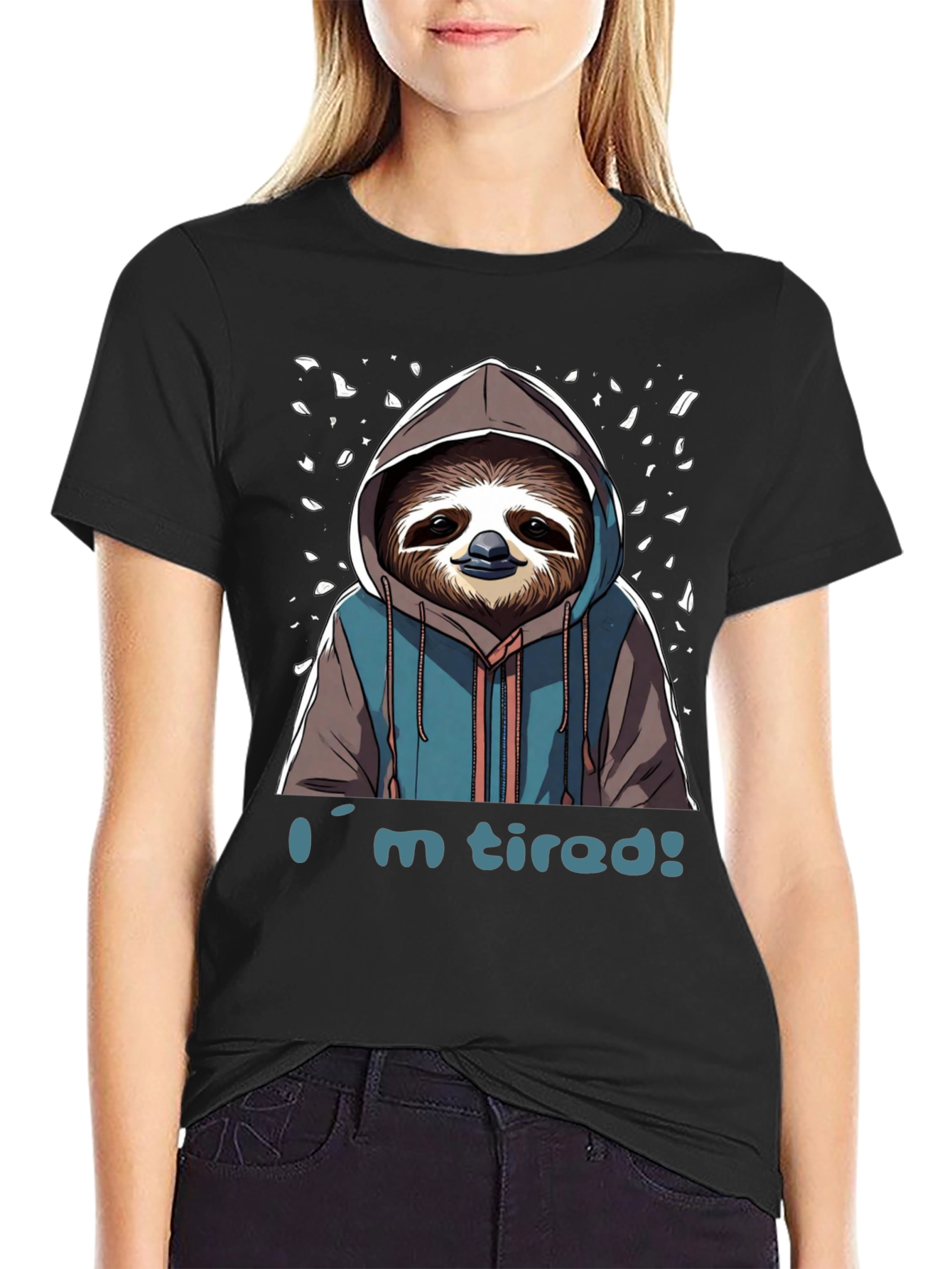 Im Tired Sloth Graphic T-Shirt