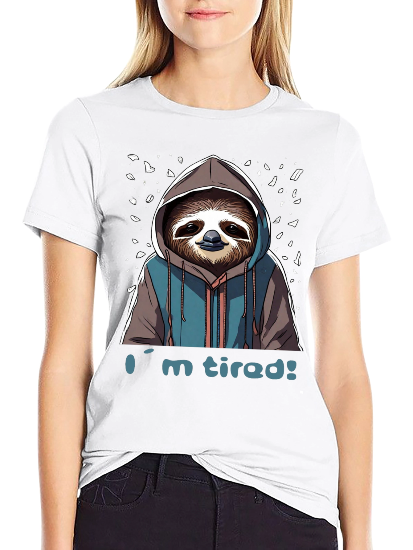 Im Tired Sloth Graphic T-Shirt