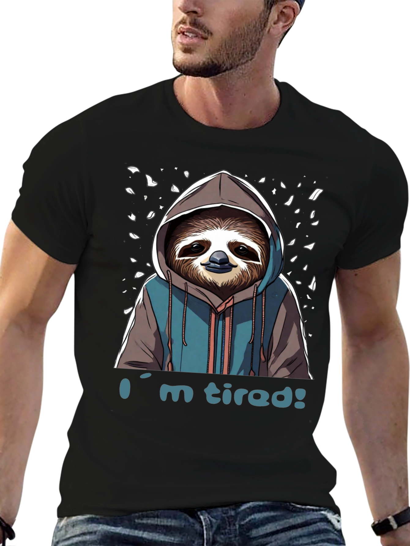 Im Tired Sloth Graphic T-Shirt