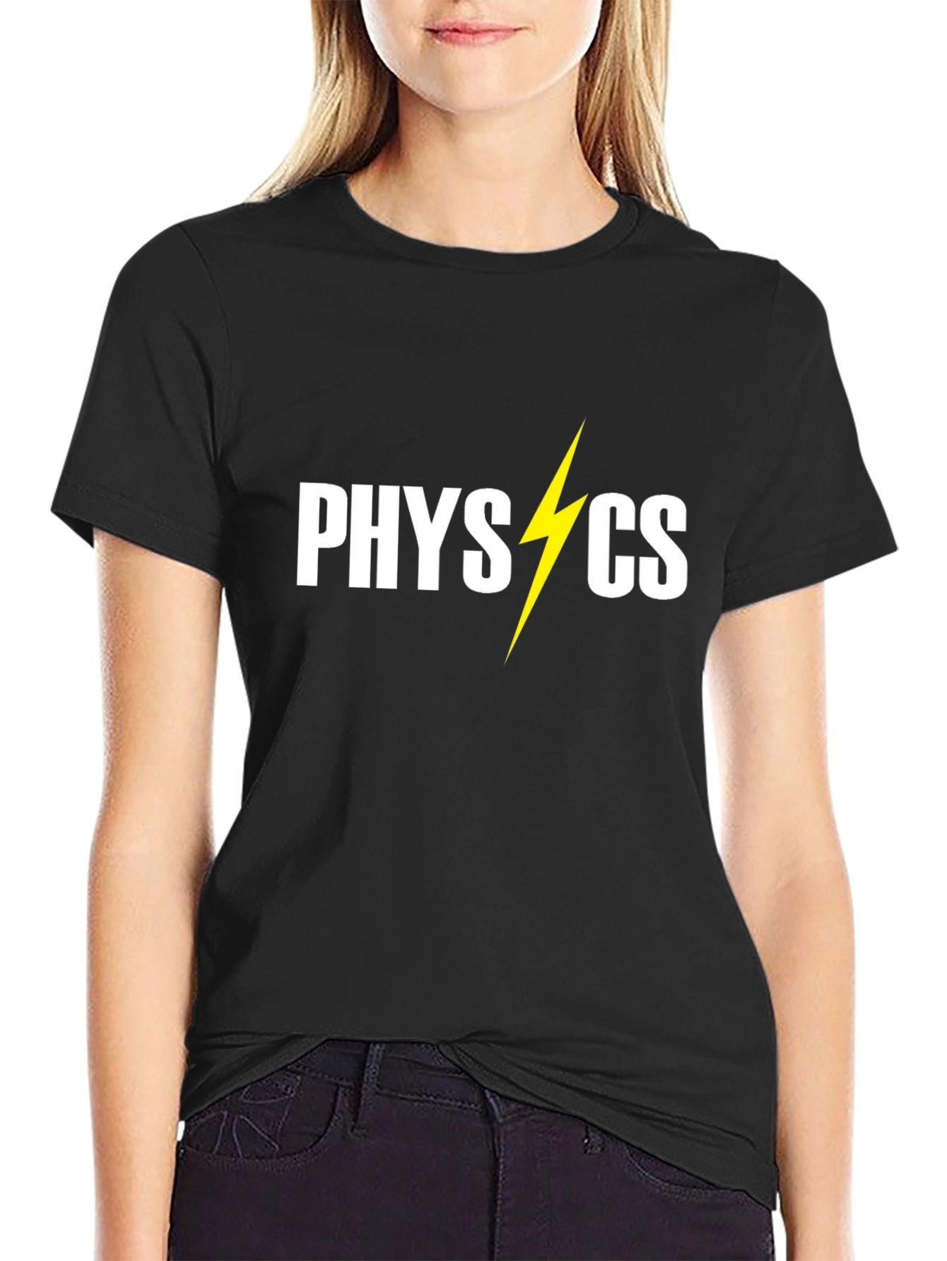Physics Lightning Bolt Graphic Tee - Science T-Shirt