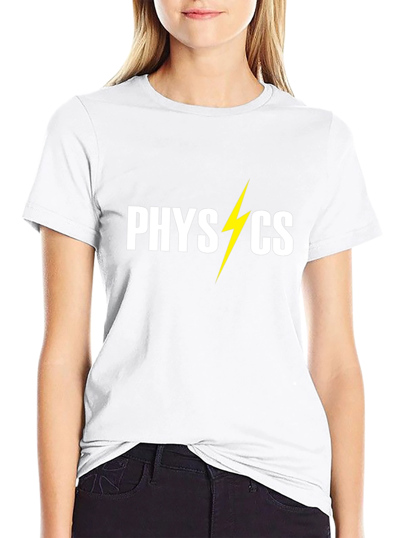 Physics Lightning Bolt Graphic Tee - Science T-Shirt