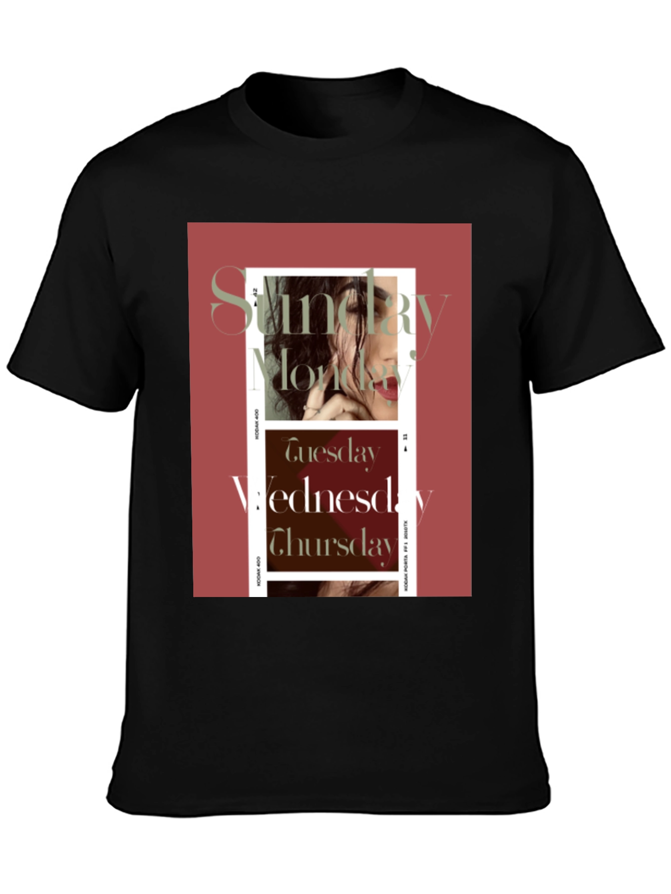 Retro Days of the Week Graphic Tee