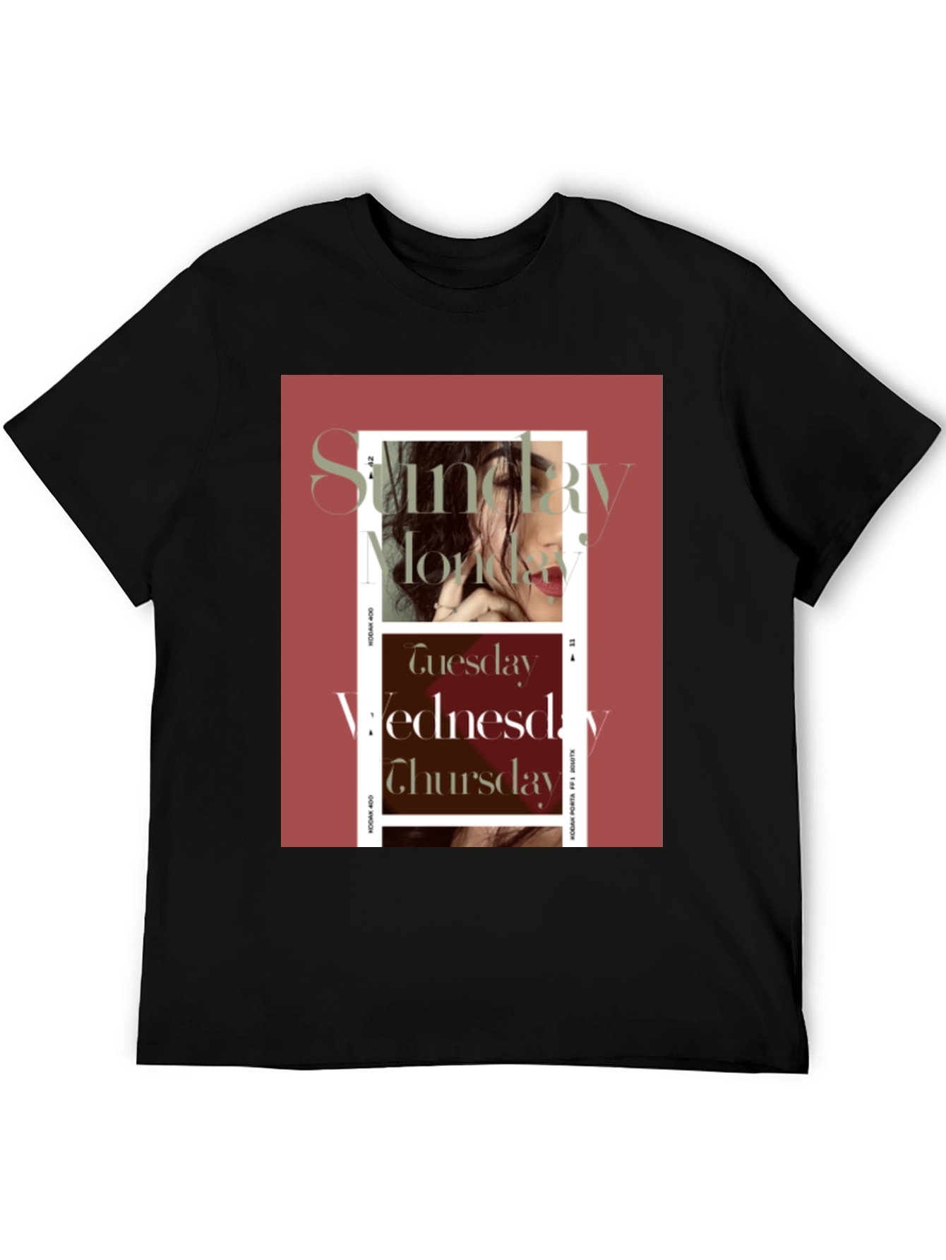 Retro Days of the Week Graphic Tee