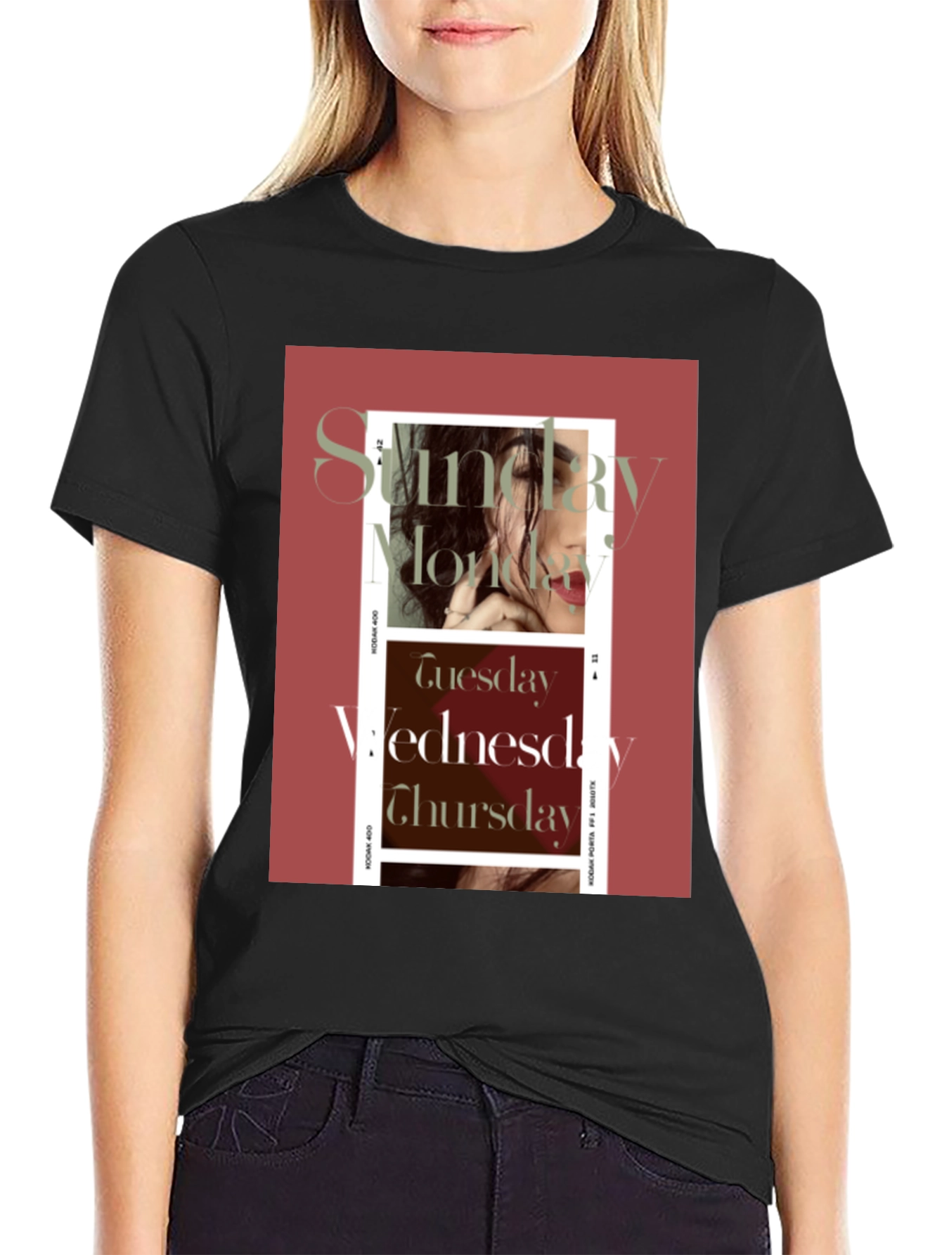 Retro Days of the Week Graphic Tee