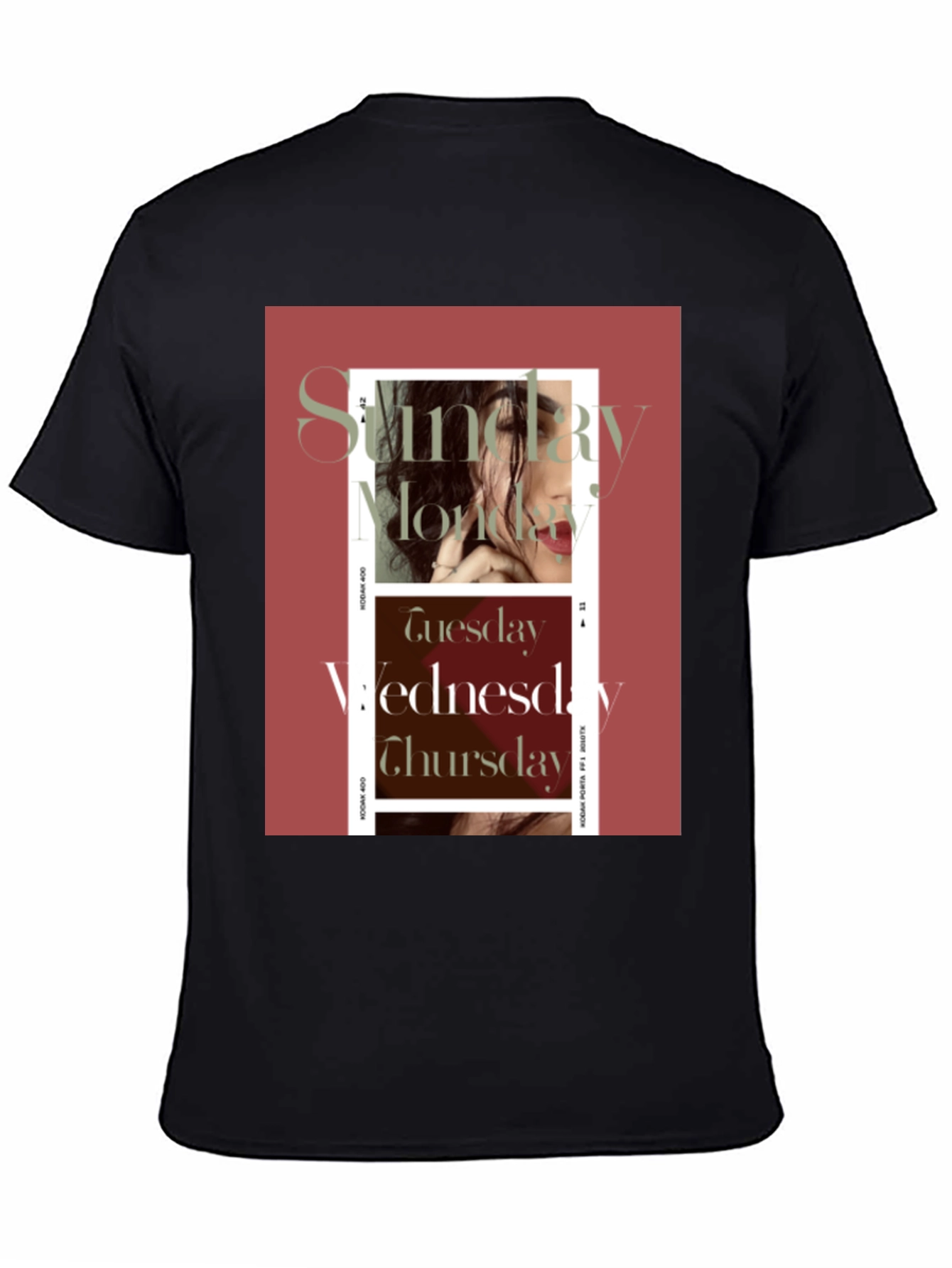 Retro Days of the Week Graphic Tee