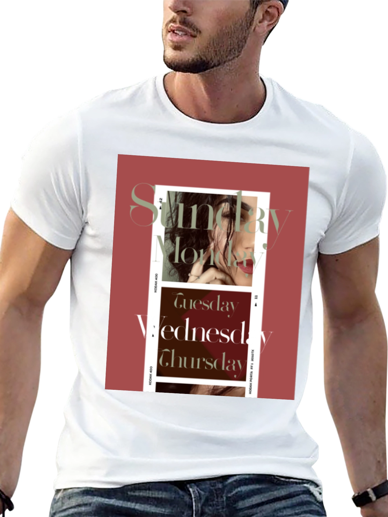 Retro Days of the Week Graphic Tee