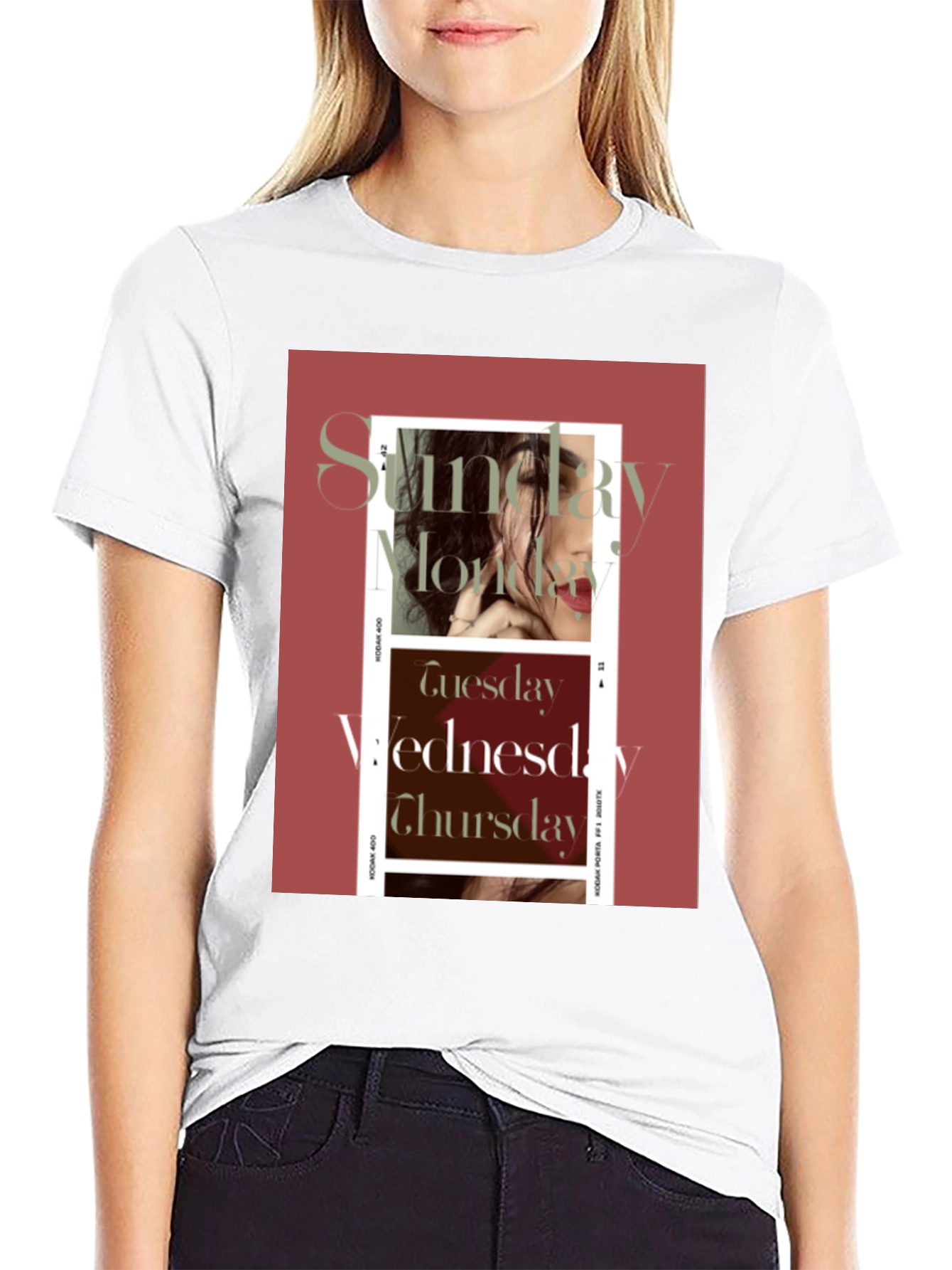 Retro Days of the Week Graphic Tee