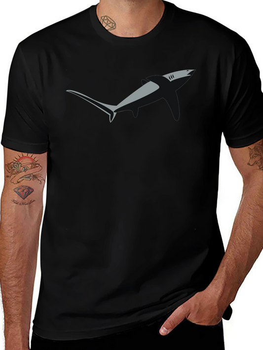 Shark Fin Graphic Tee - Modern Menswear