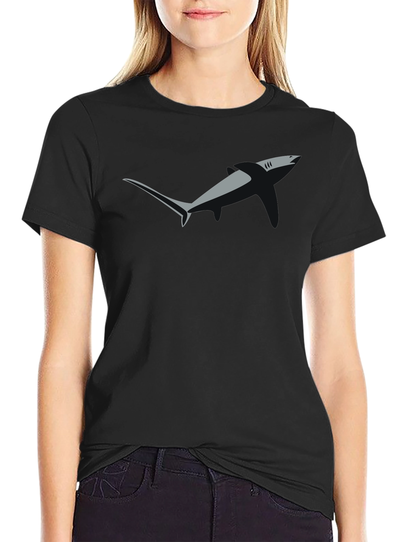 Shark Fin Graphic Tee - Modern Menswear