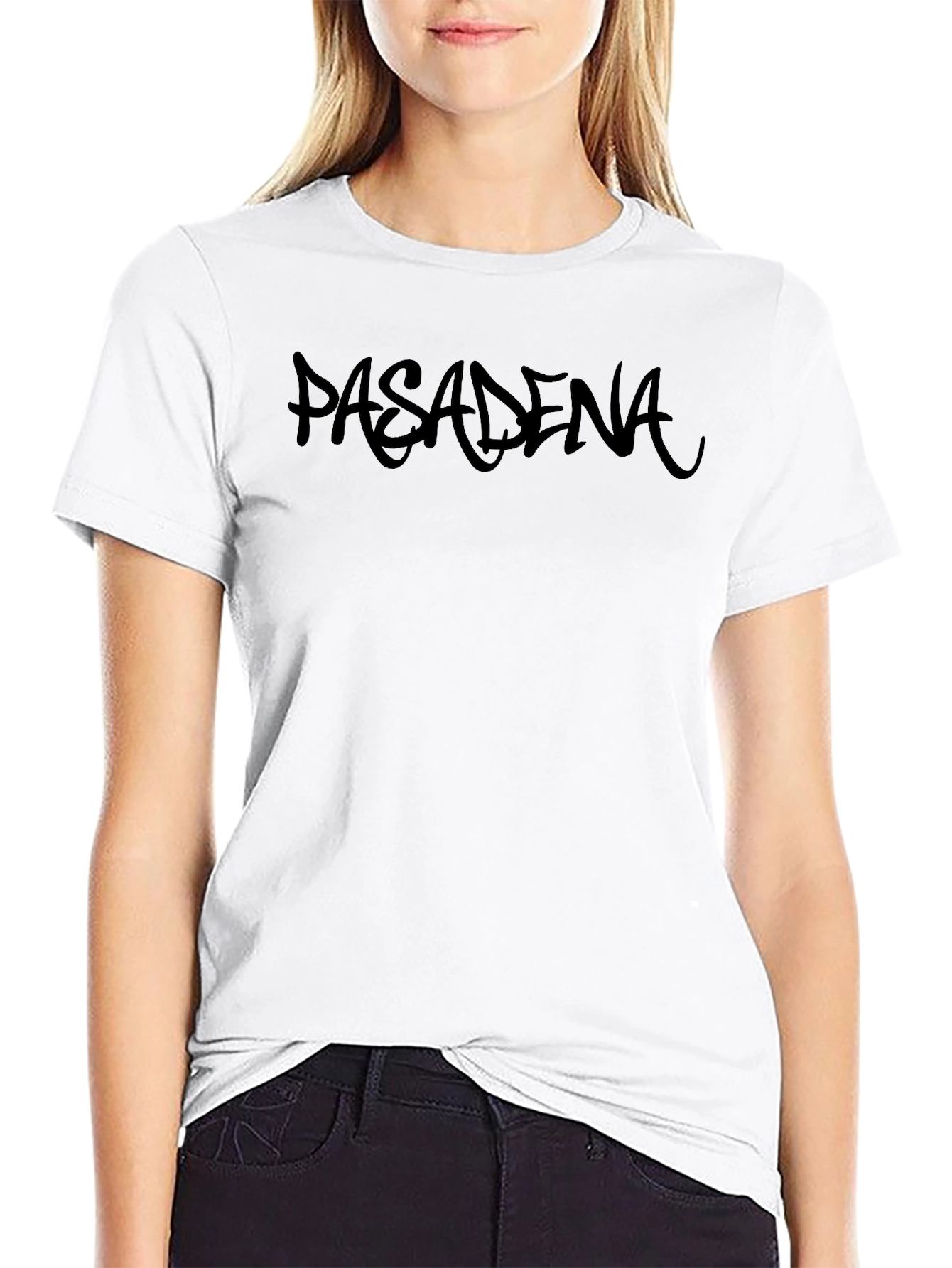 Pasadena Black Graphic T-Shirt