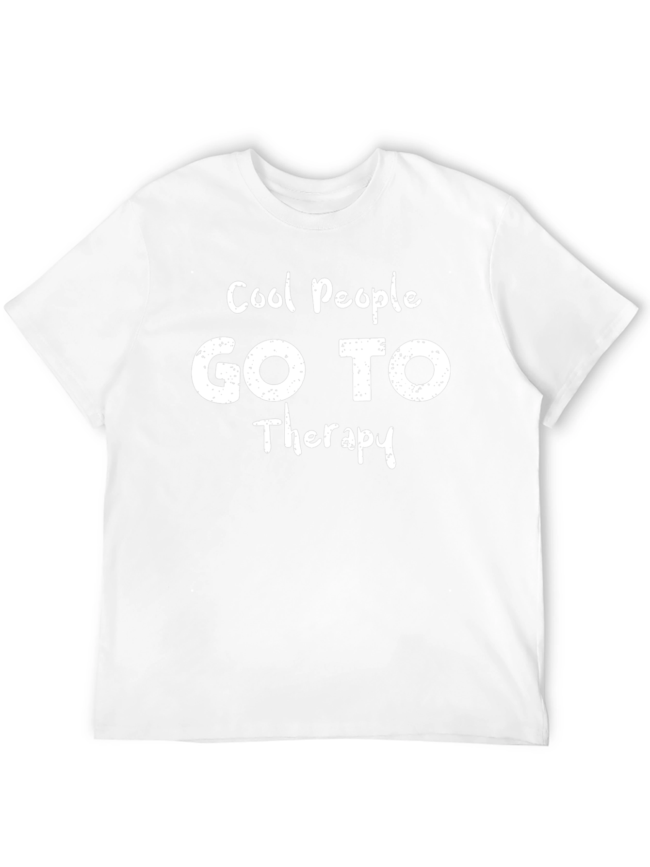 Cool People Go To Therapy Black T-Shirt