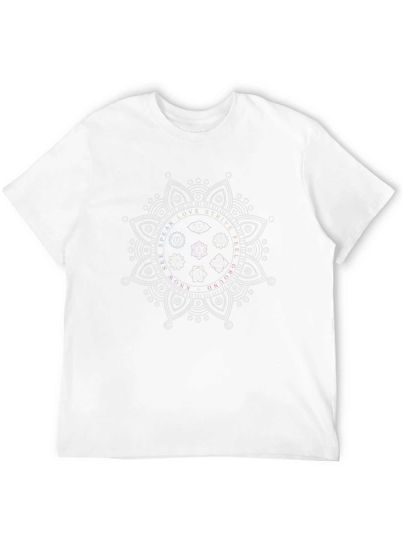 Mystic Mandala Graphic Black T-Shirt