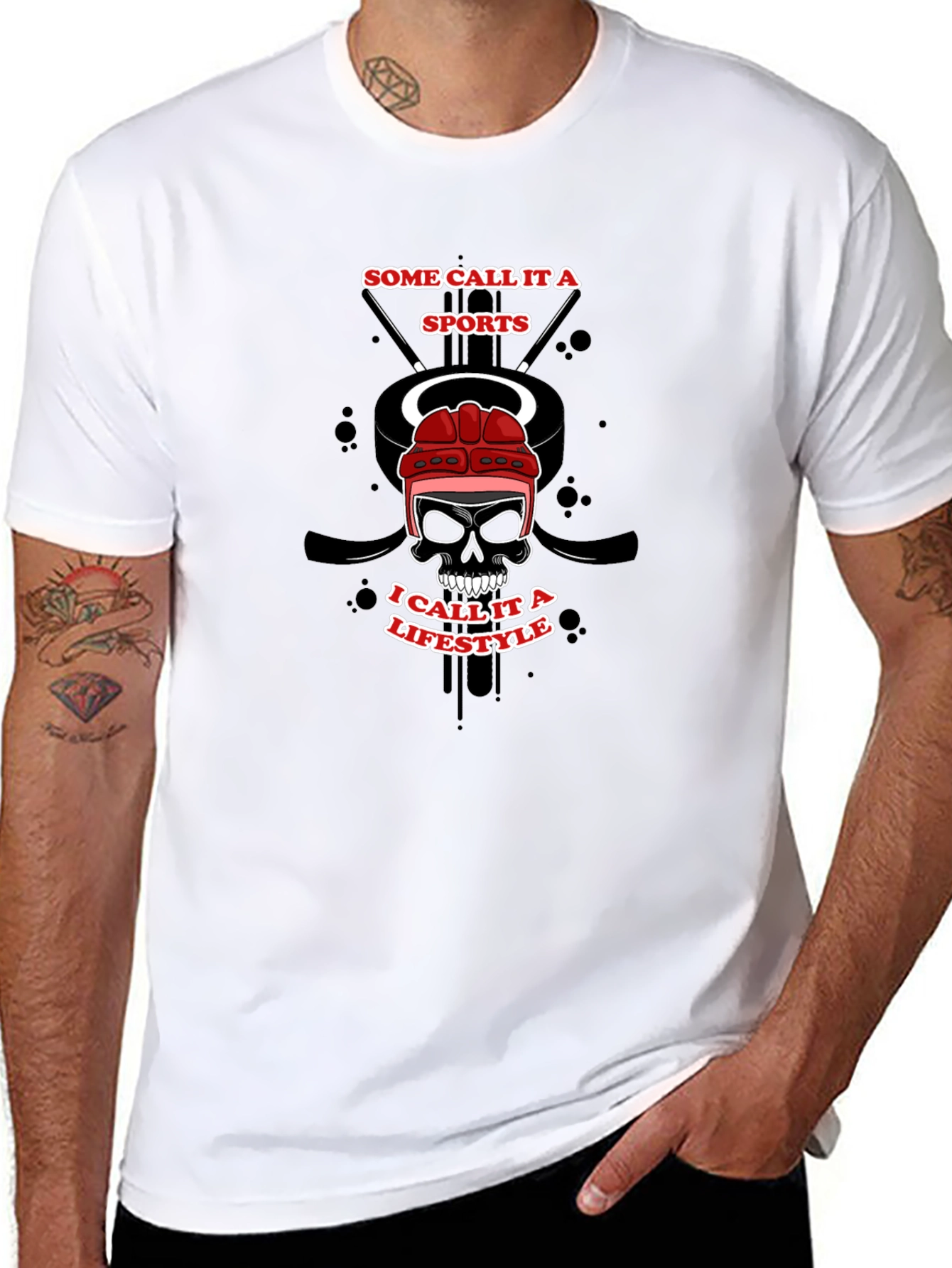 Hockey Lifestyle Graphic T-Shirt