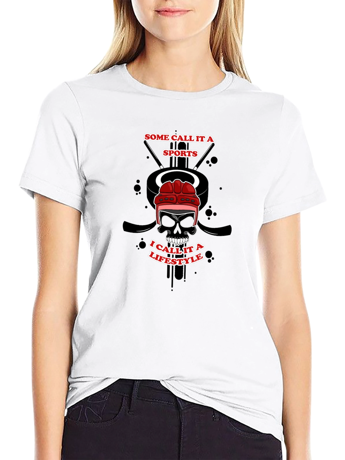 Hockey Lifestyle Graphic T-Shirt