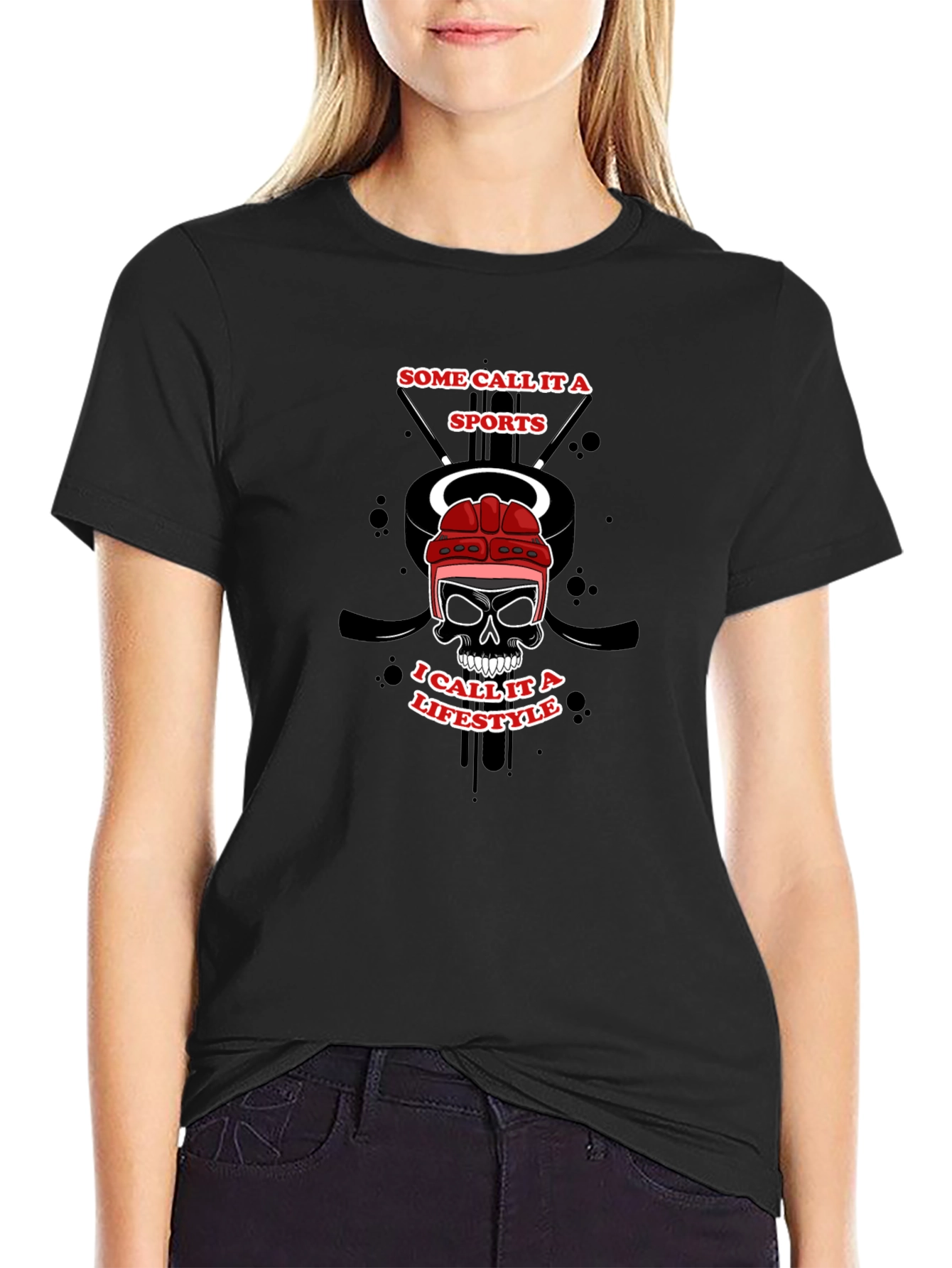 Hockey Lifestyle Graphic T-Shirt