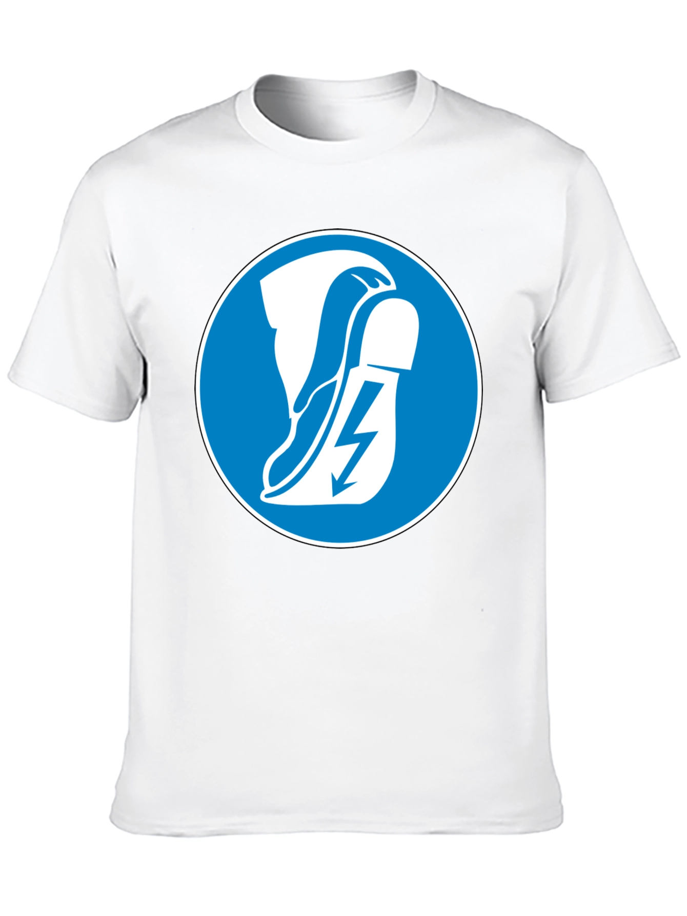 Electrical Hazard Safety Black T-Shirt