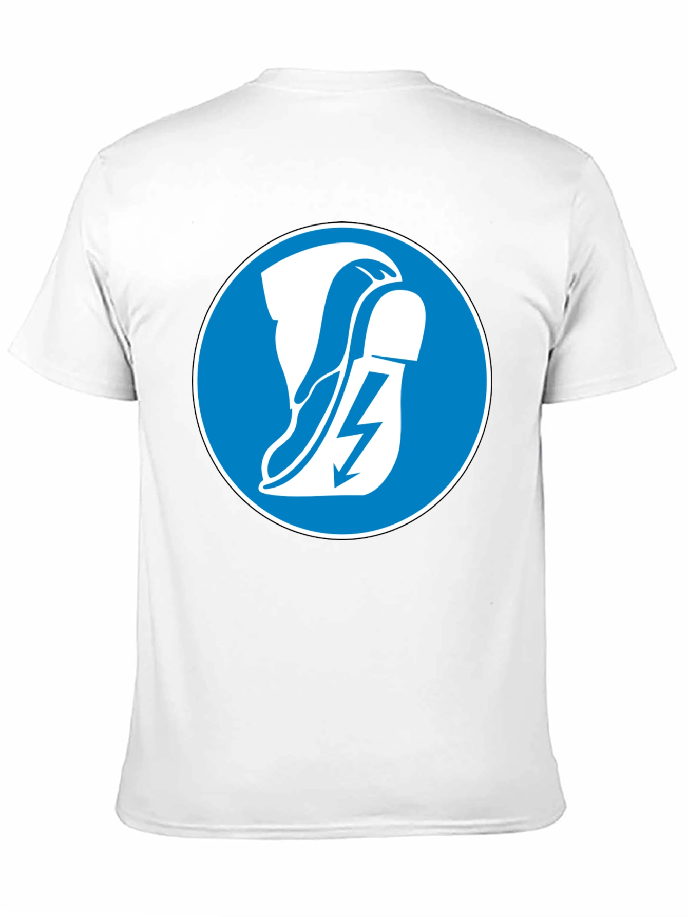 Electrical Hazard Safety Black T-Shirt