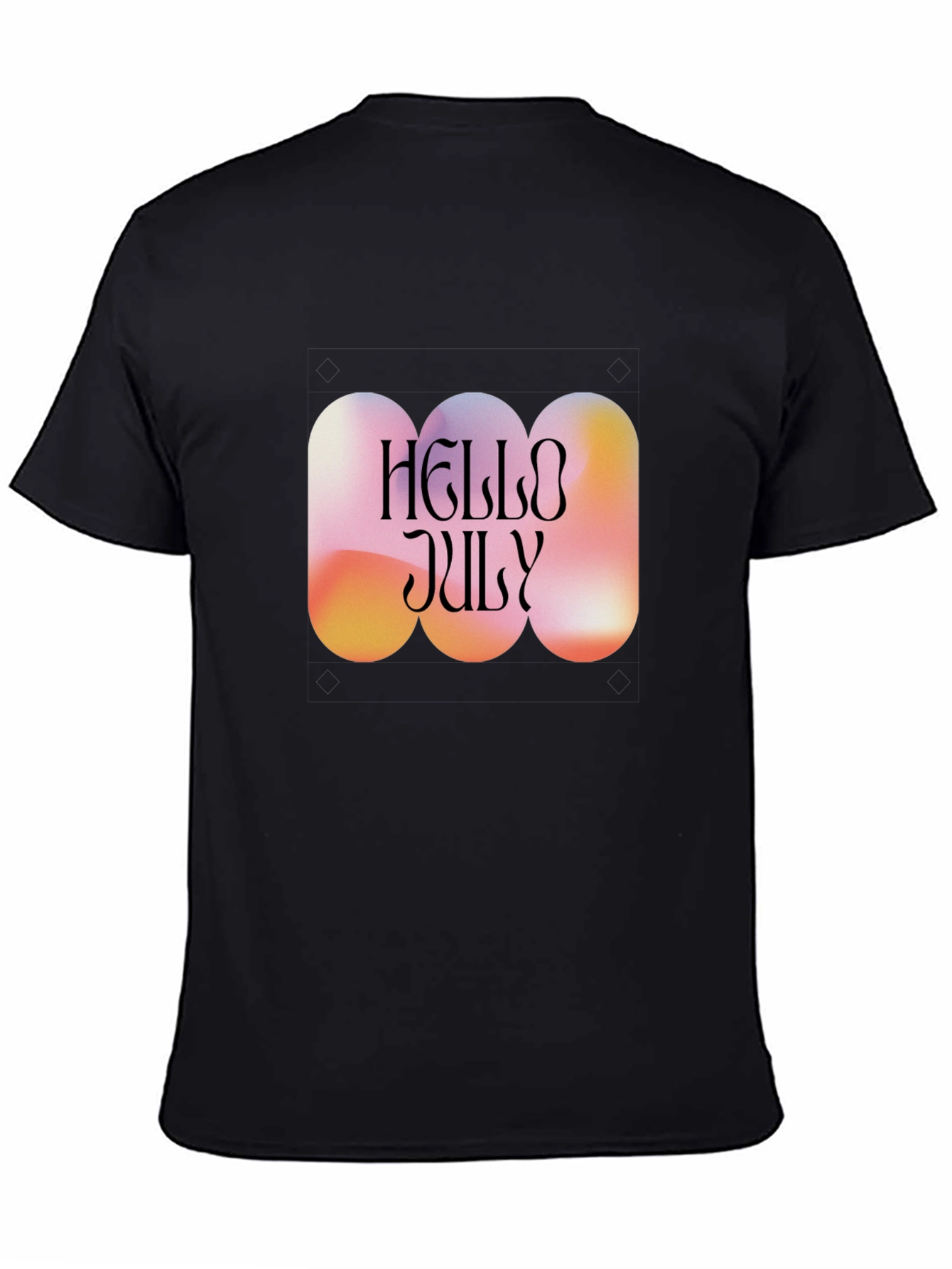 Hello July Graphic Tee - Trendy Summer Style