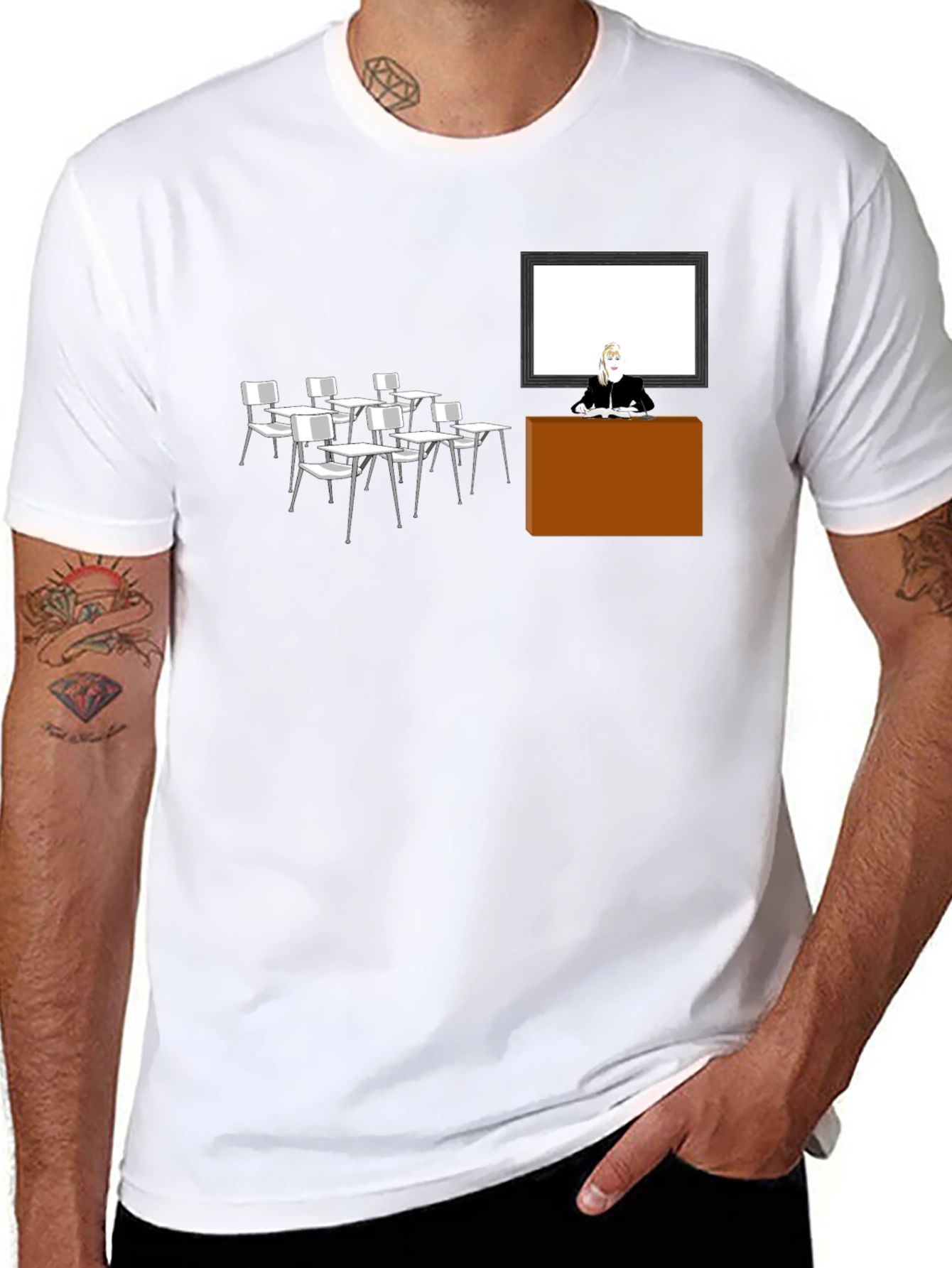 Classroom Graphic T-Shirt - Teacher Design