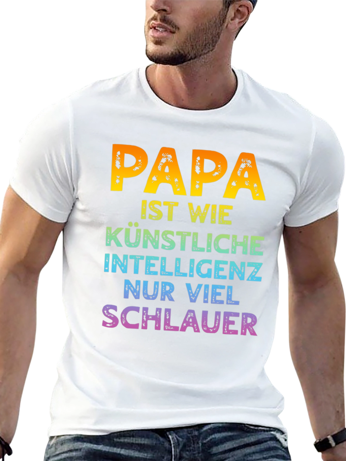 Papa is Smart T-Shirt
